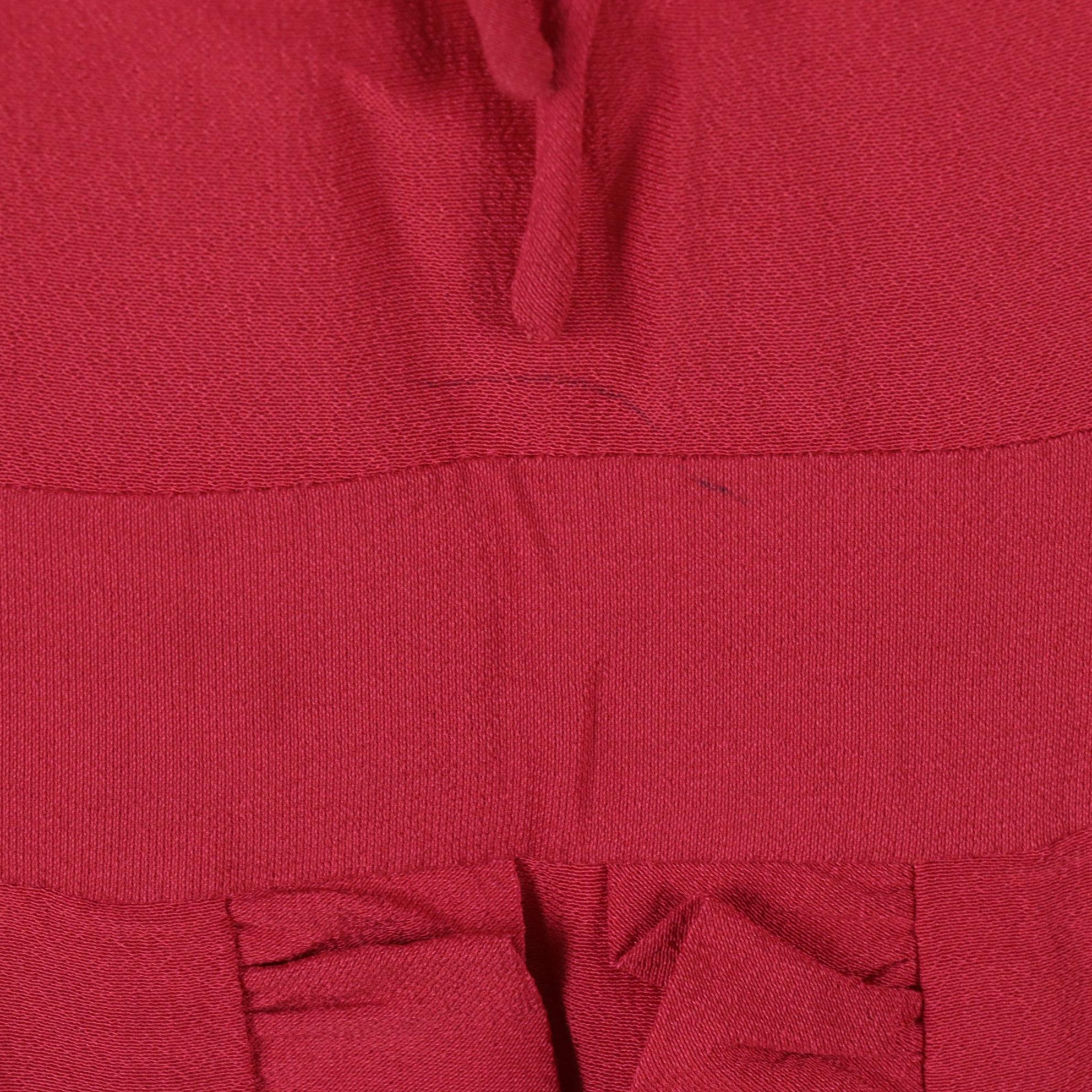 Marc Jacobs for Bergdorf Goodman Fuchsia Silk Blend Ruffle-Trimmed Dress