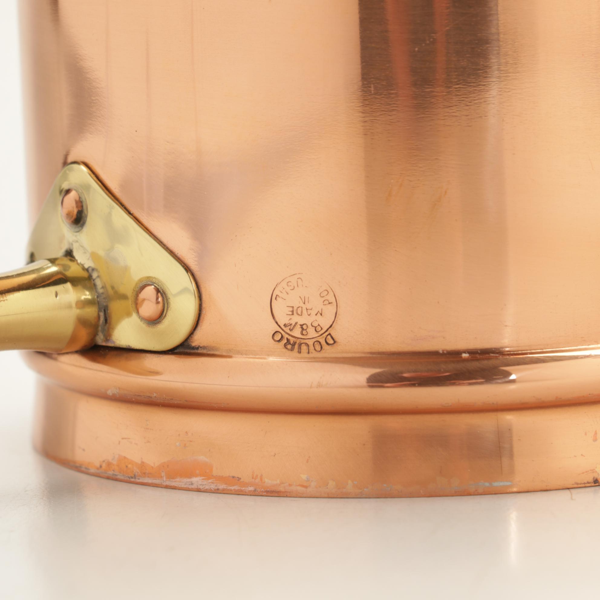 Douro Copperware Coffee Maker & Farberware Millennium Stainless Steel Coffee Urn