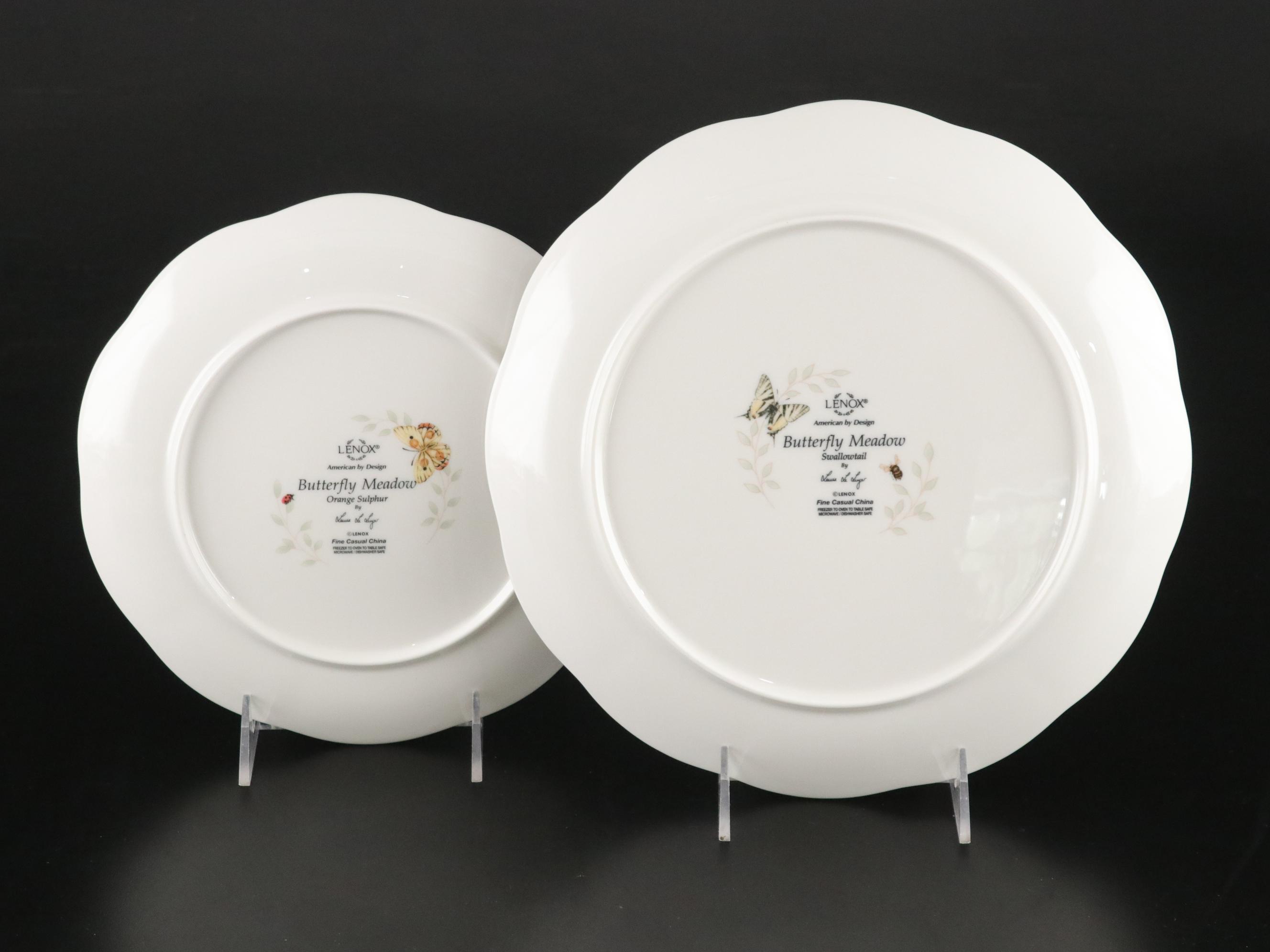 Louise de Luyer for Lenox "Butterfly Meadow" Collection of Mugs and Plates