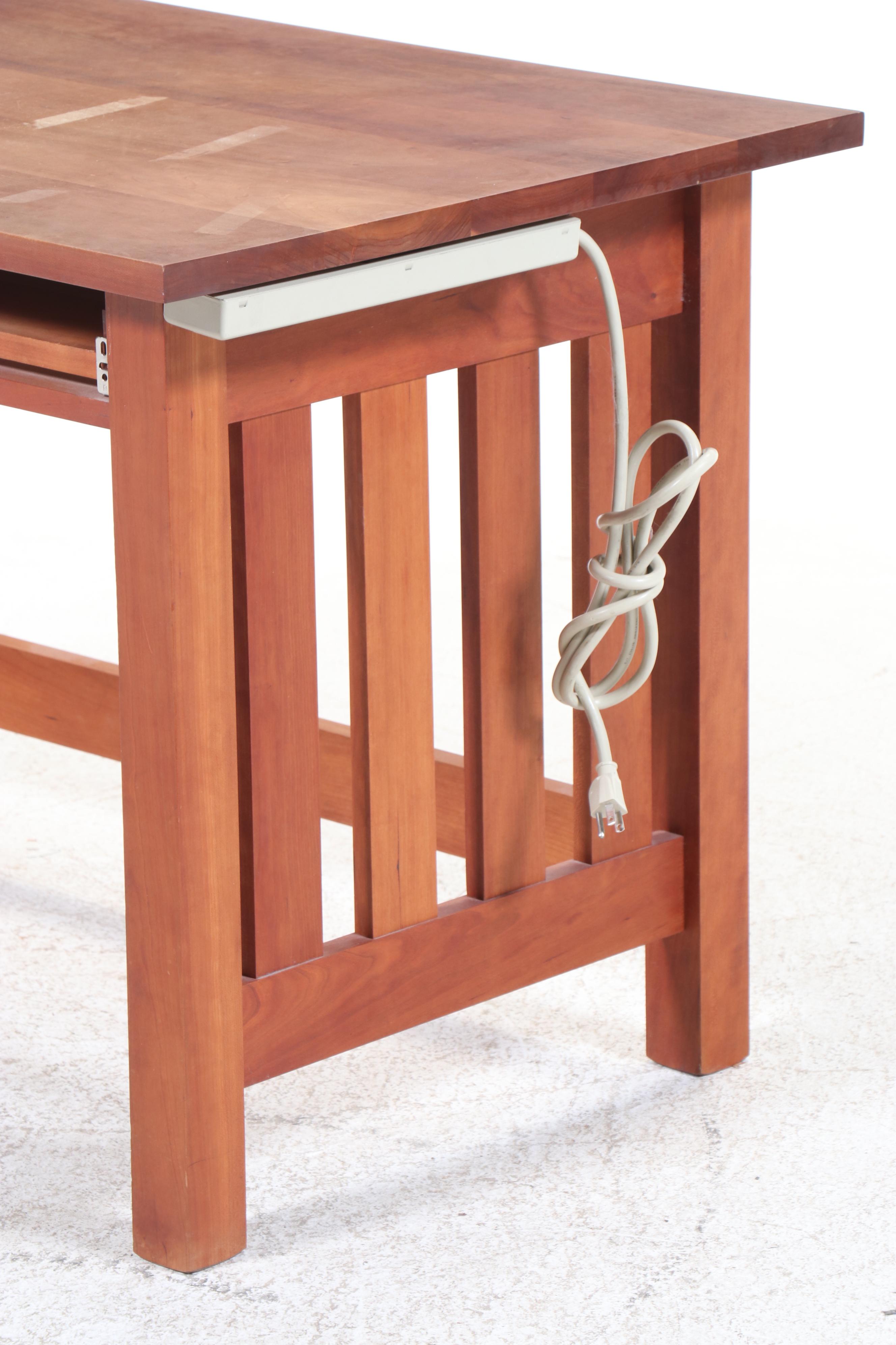 Contemporary Shaker Style Wood Computer Desk