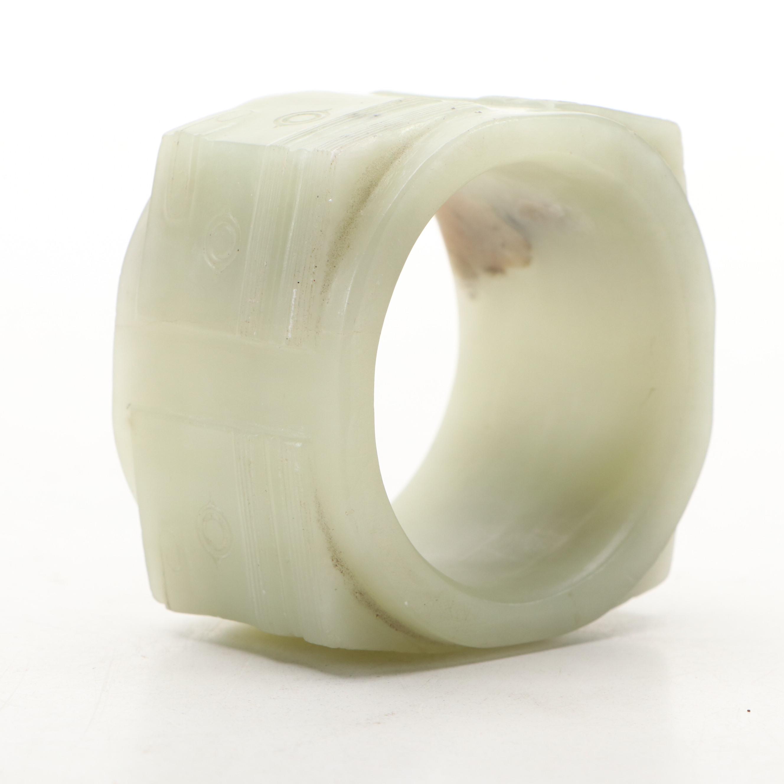 Liangzhu Culture Jade "Cong" Ritual Circlet, 3,000–2,500 BCE