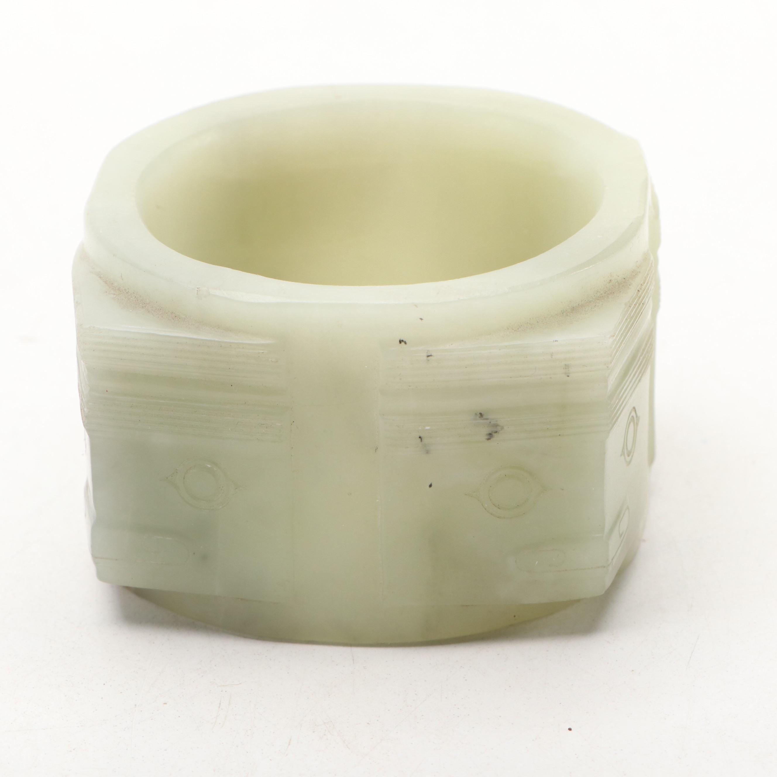 Liangzhu Culture Jade "Cong" Ritual Circlet, 3,000–2,500 BCE