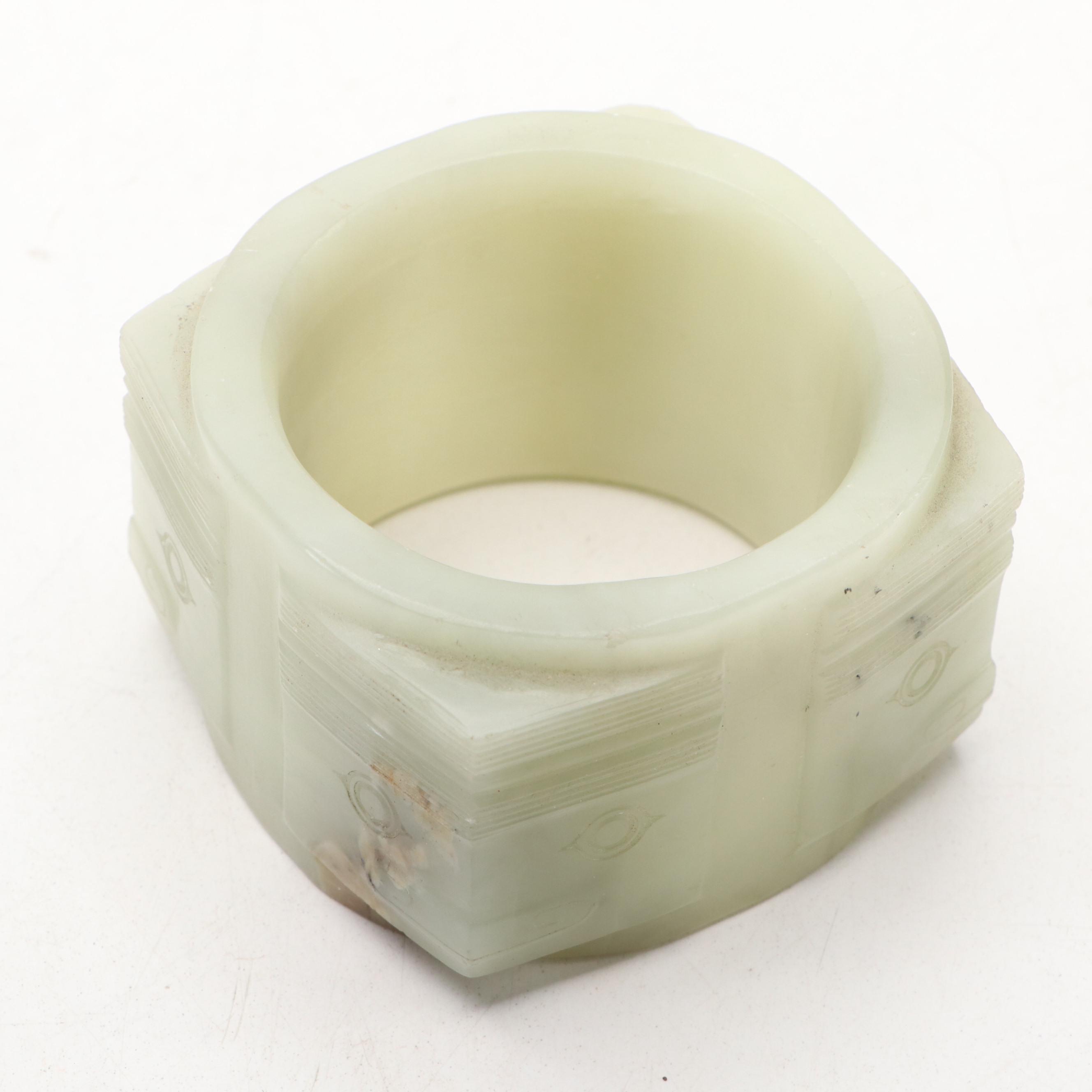 Liangzhu Culture Jade "Cong" Ritual Circlet, 3,000–2,500 BCE