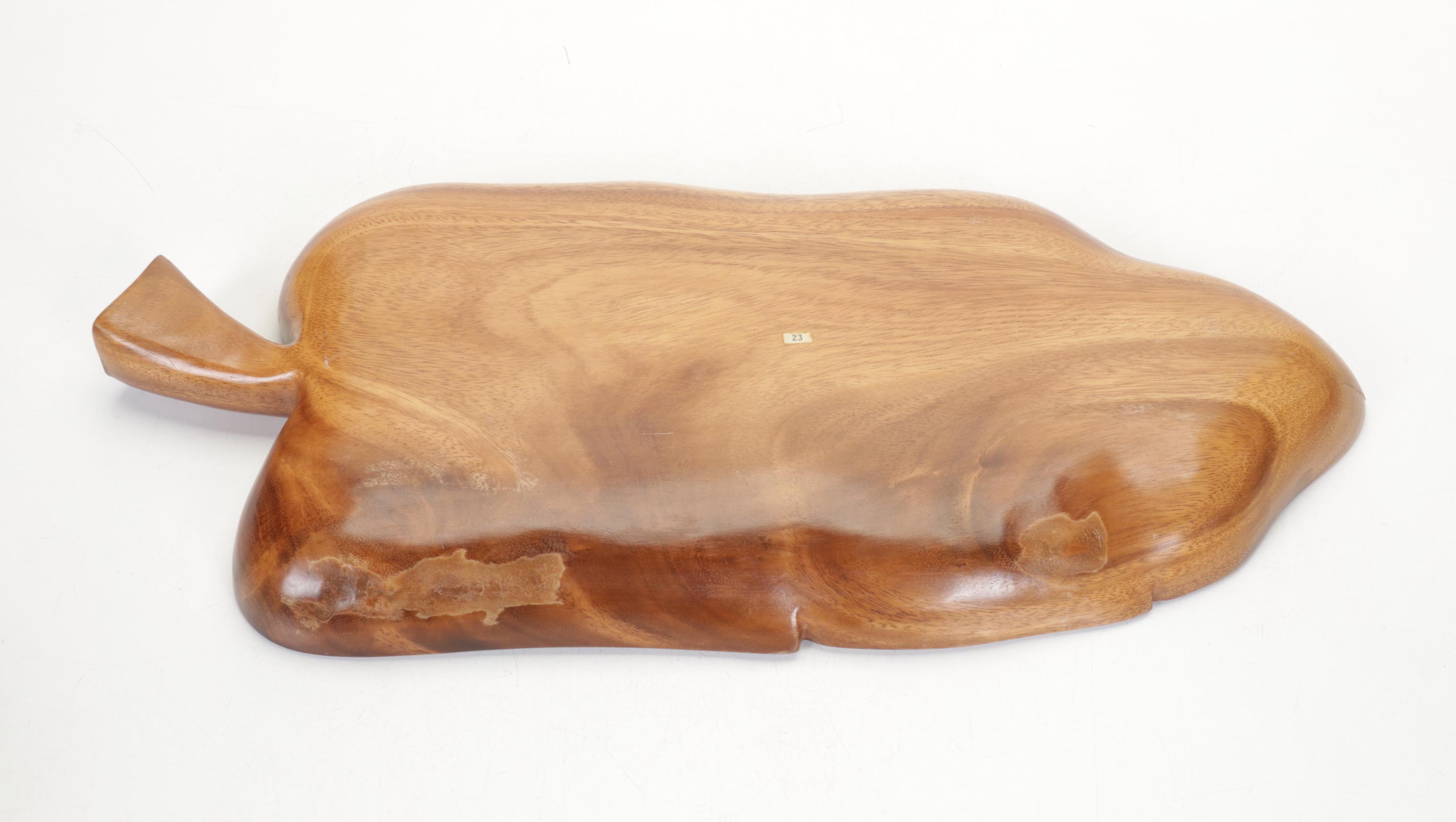 Monkey Pod Wood Serving Collection Features Mid Century Cigar Ashtray and More