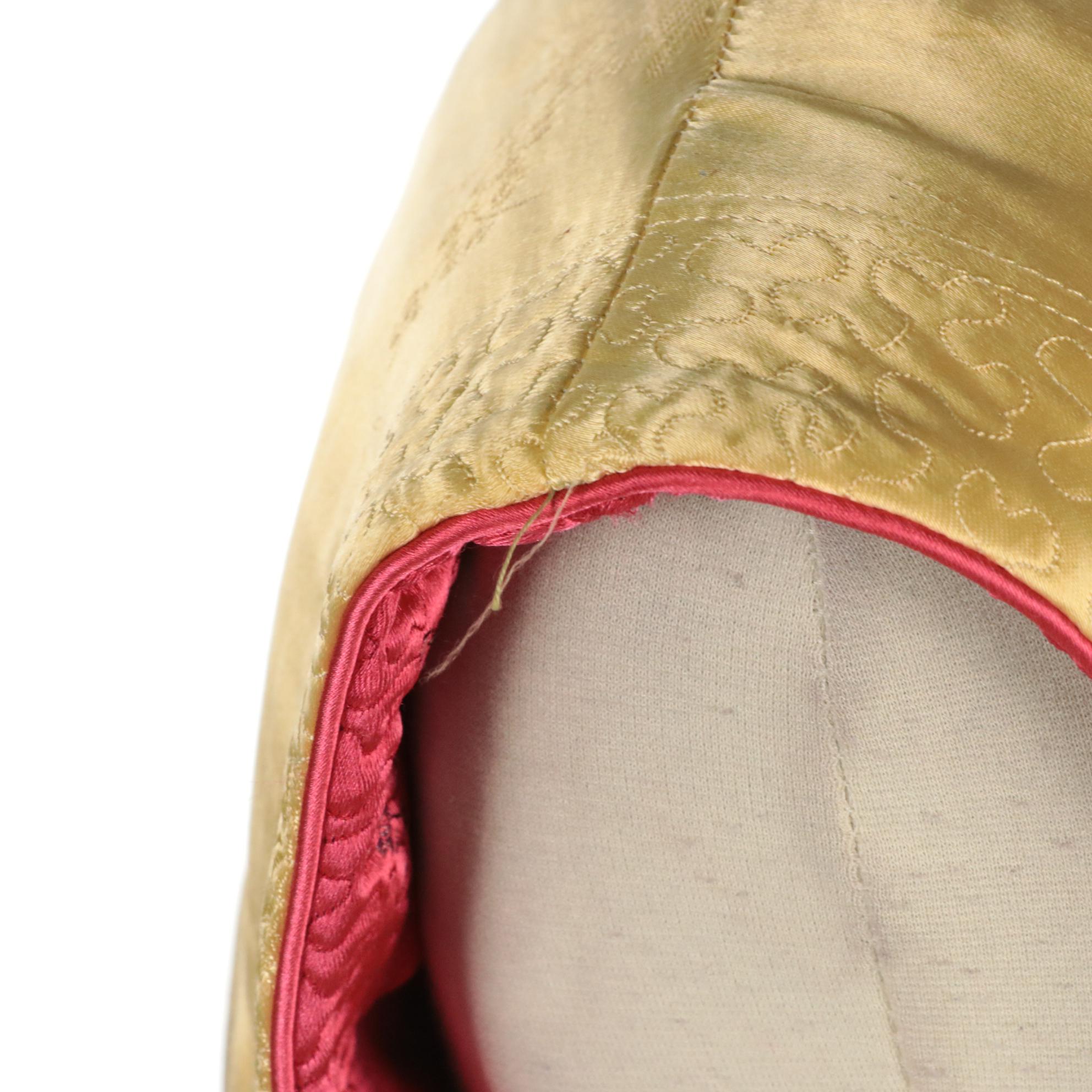 Pearl River Silk Jacquard Reversible Vest and Mandarin Collar Jacket