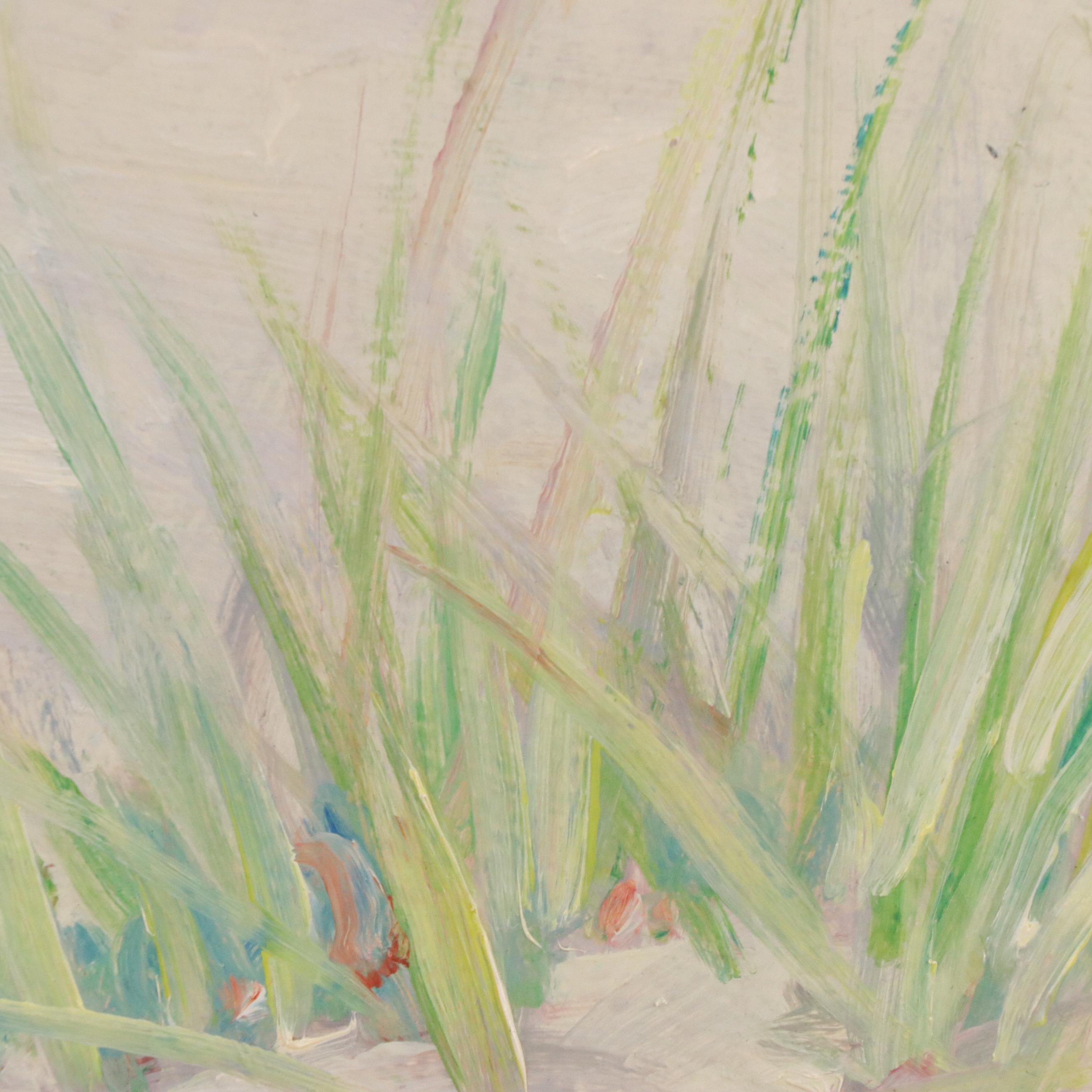 Effie Corwin Trader Coastal Landscape Oil Painting, Circa 1930