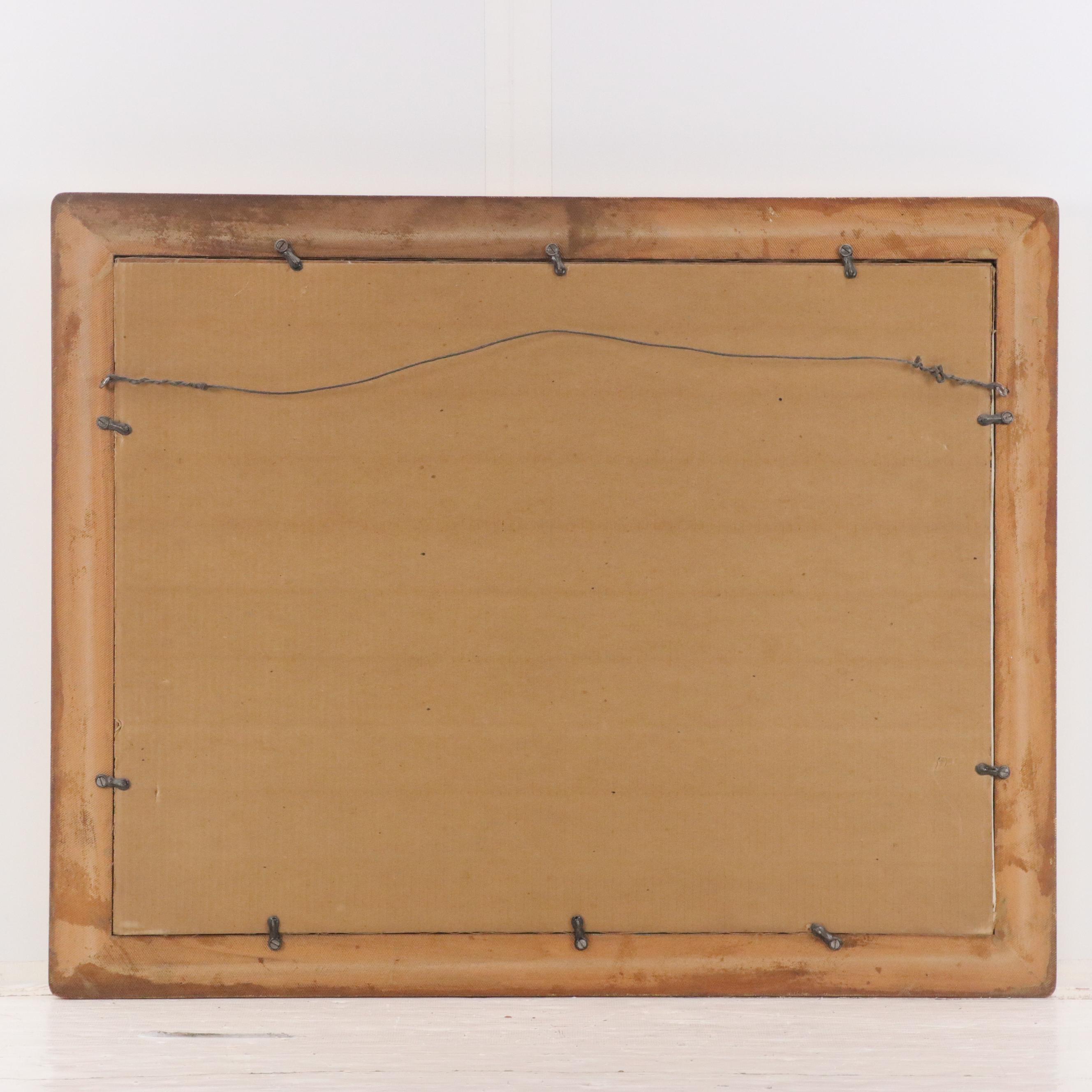 Effie Corwin Trader Coastal Landscape Oil Painting, Circa 1930