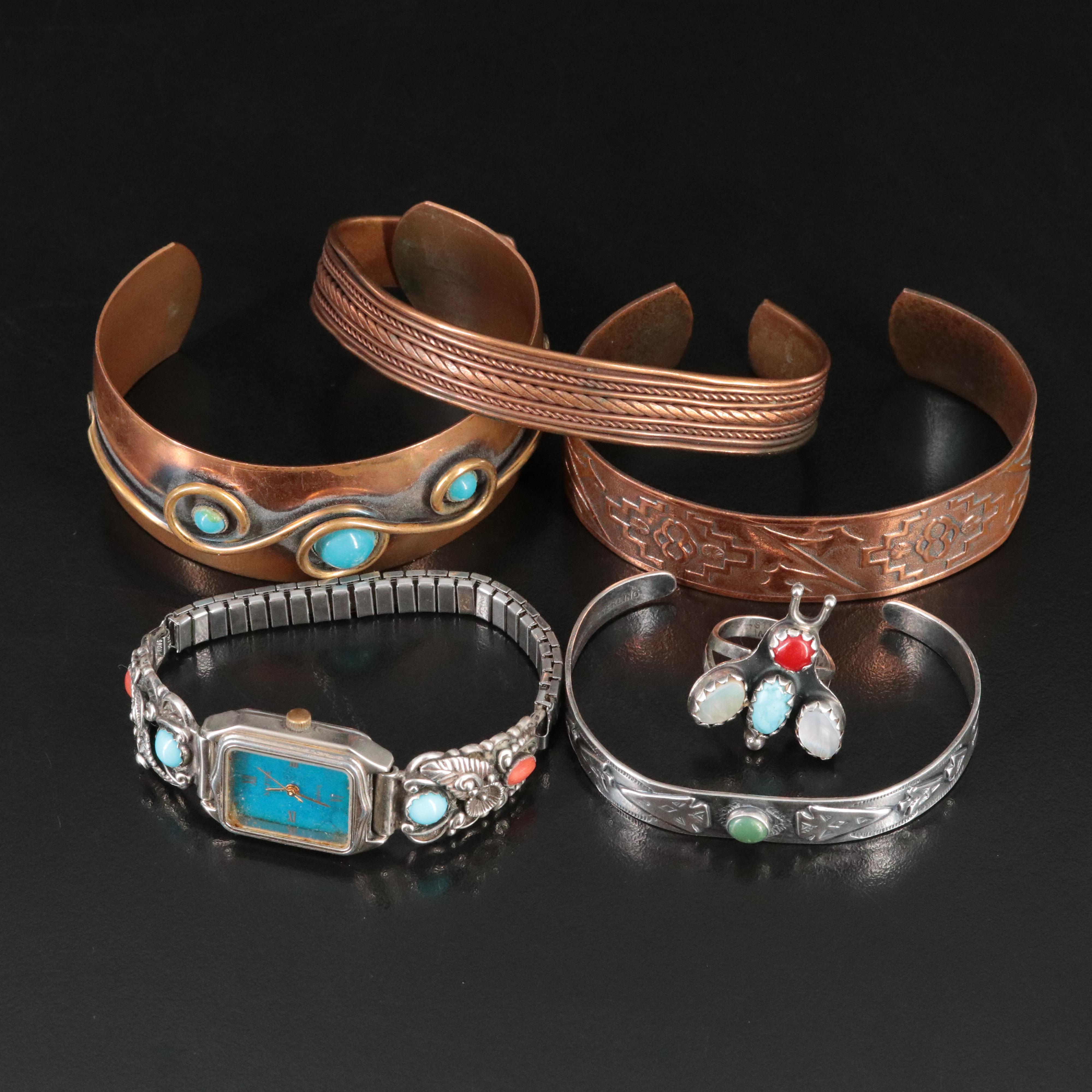 Sterling, Turquoise and Southwestern Featured in Jewelry Collection