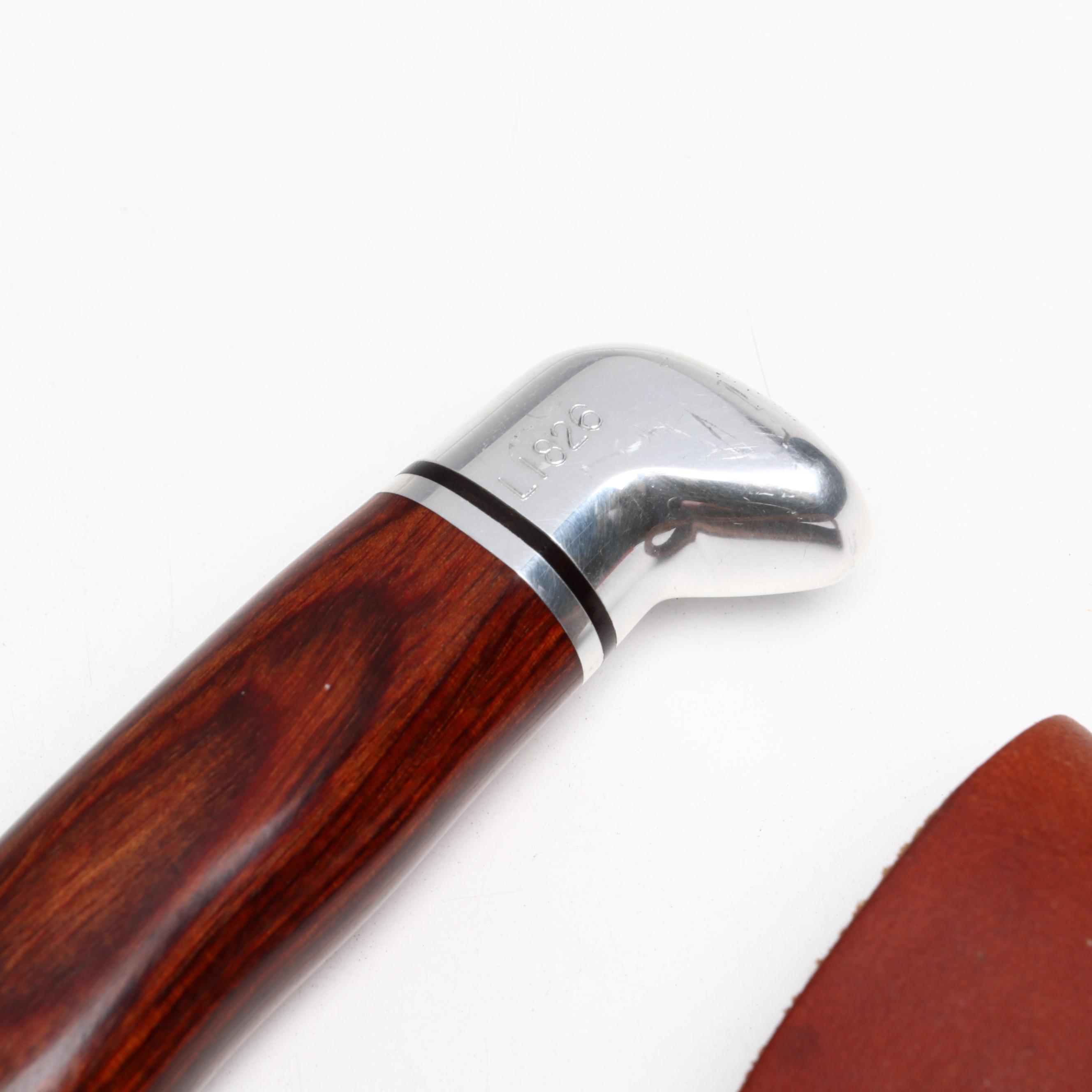 Buck Model 103 1989 NKCA Club Pro Skinner Knife in Leather Scabbard