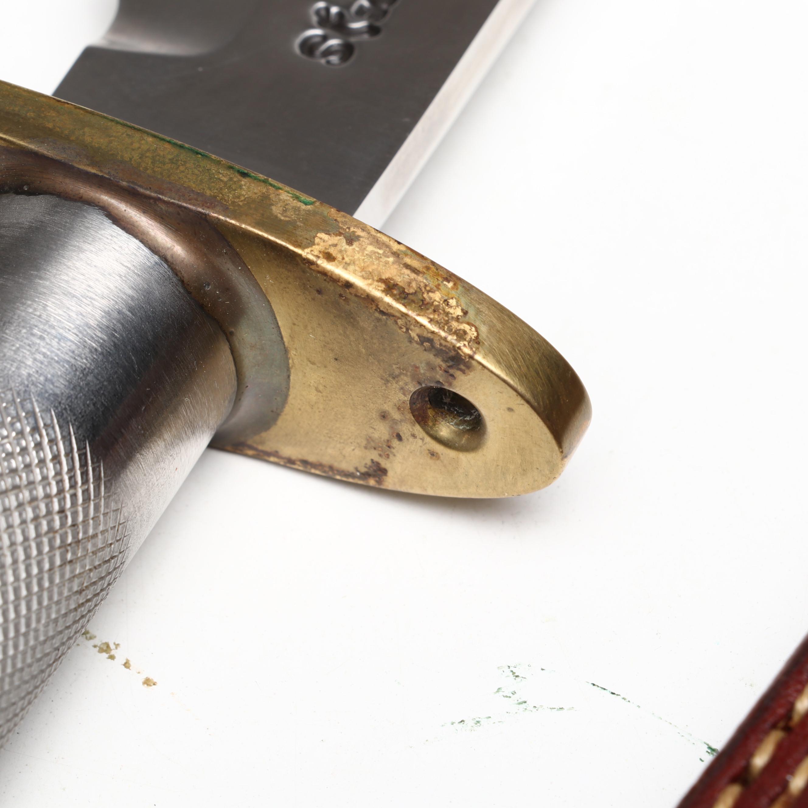 Randall Model 18 Steel Survival Knife Survival Knife in Leather Scabbard