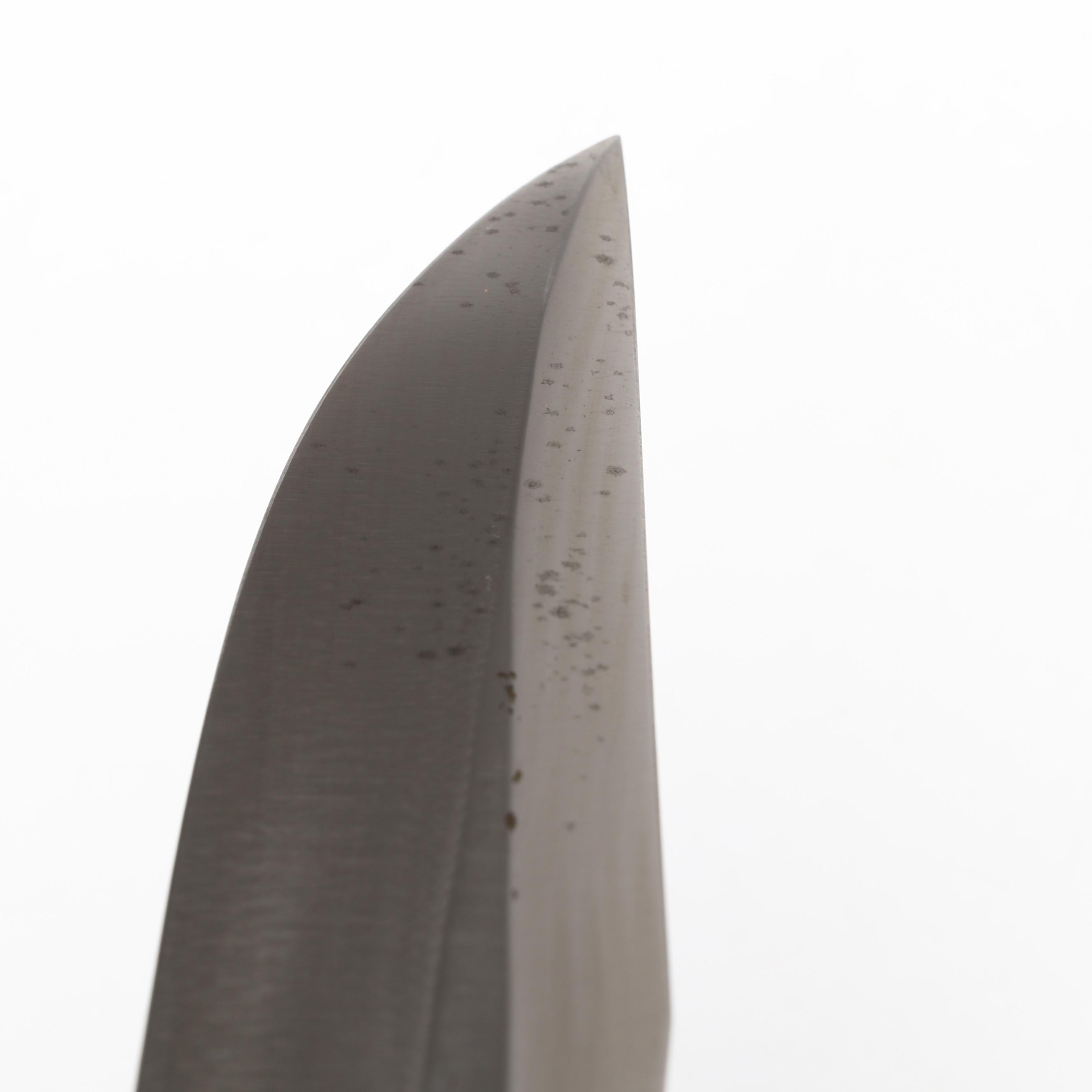 Randall Model 1 Stainless Steel and Micarta Handled Fighter Knife in Scabbard