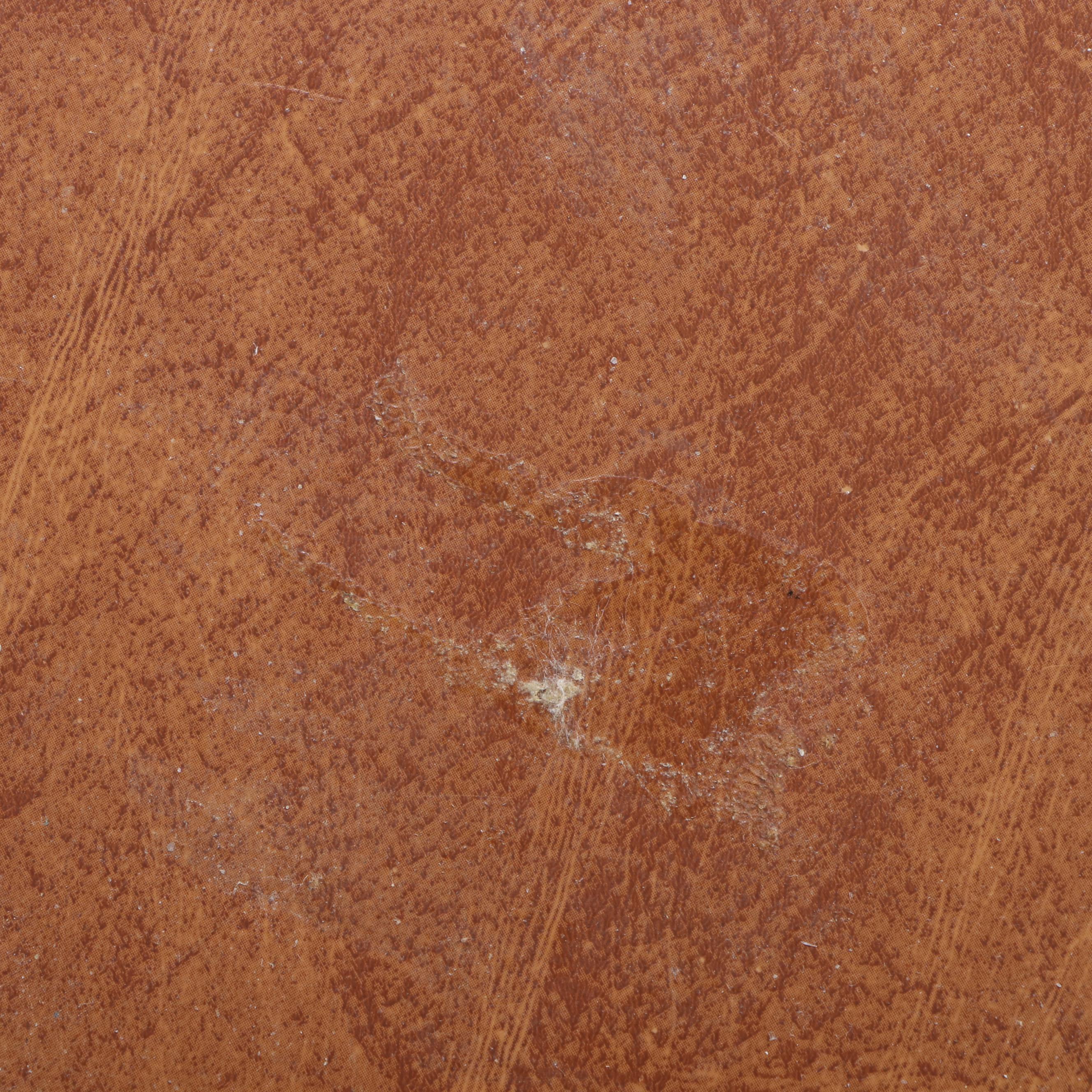Folding Game Table and Four Modernist Style Chairs, Mid-20th Century