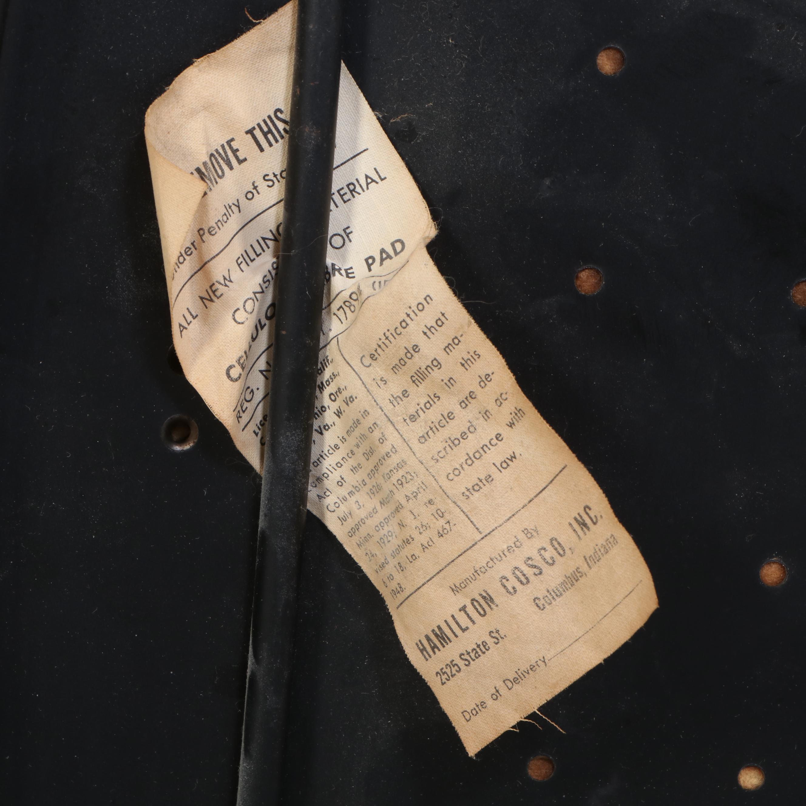 Folding Game Table and Four Modernist Style Chairs, Mid-20th Century