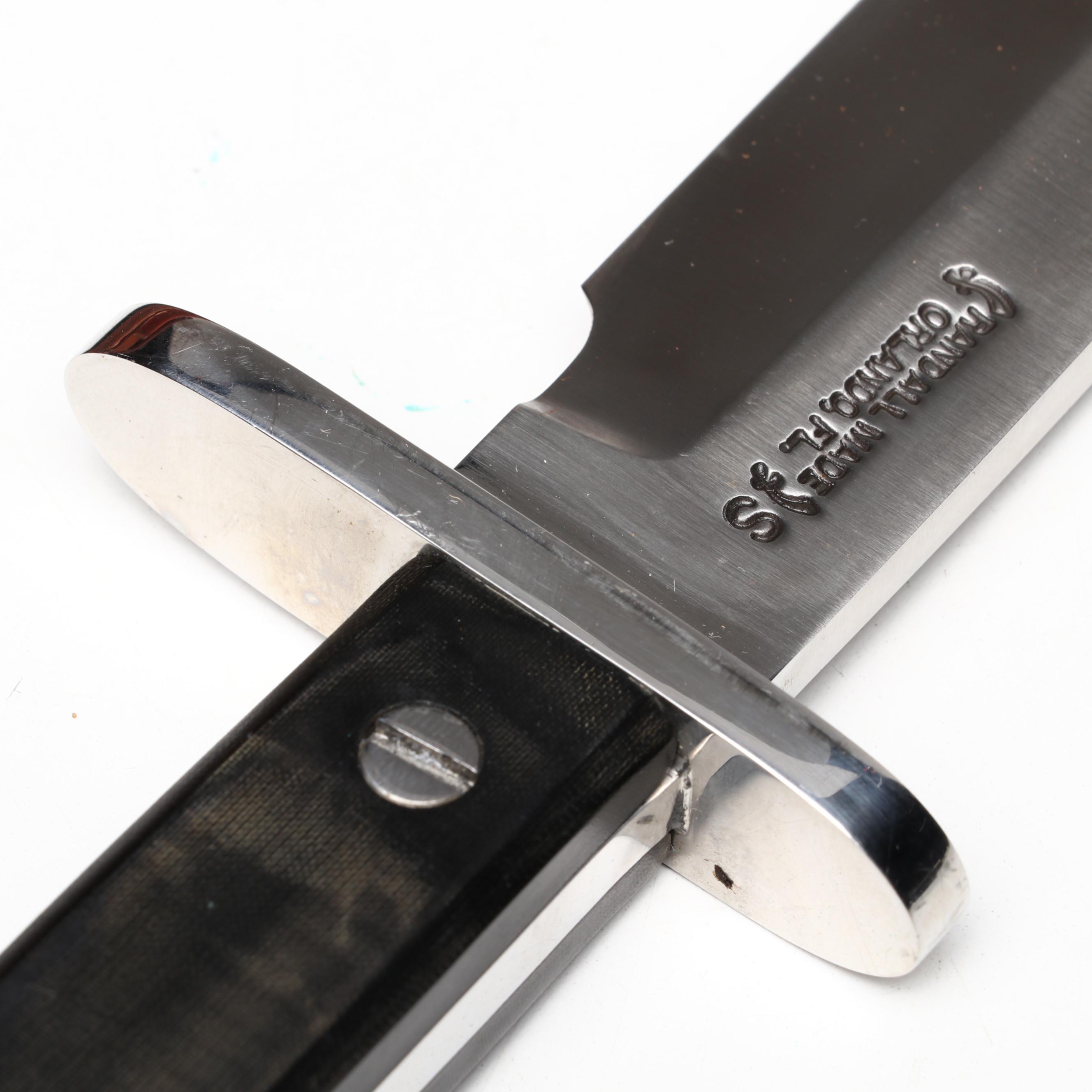 Randall Model 17 Astro Stainless Knife in Leather Scabbard