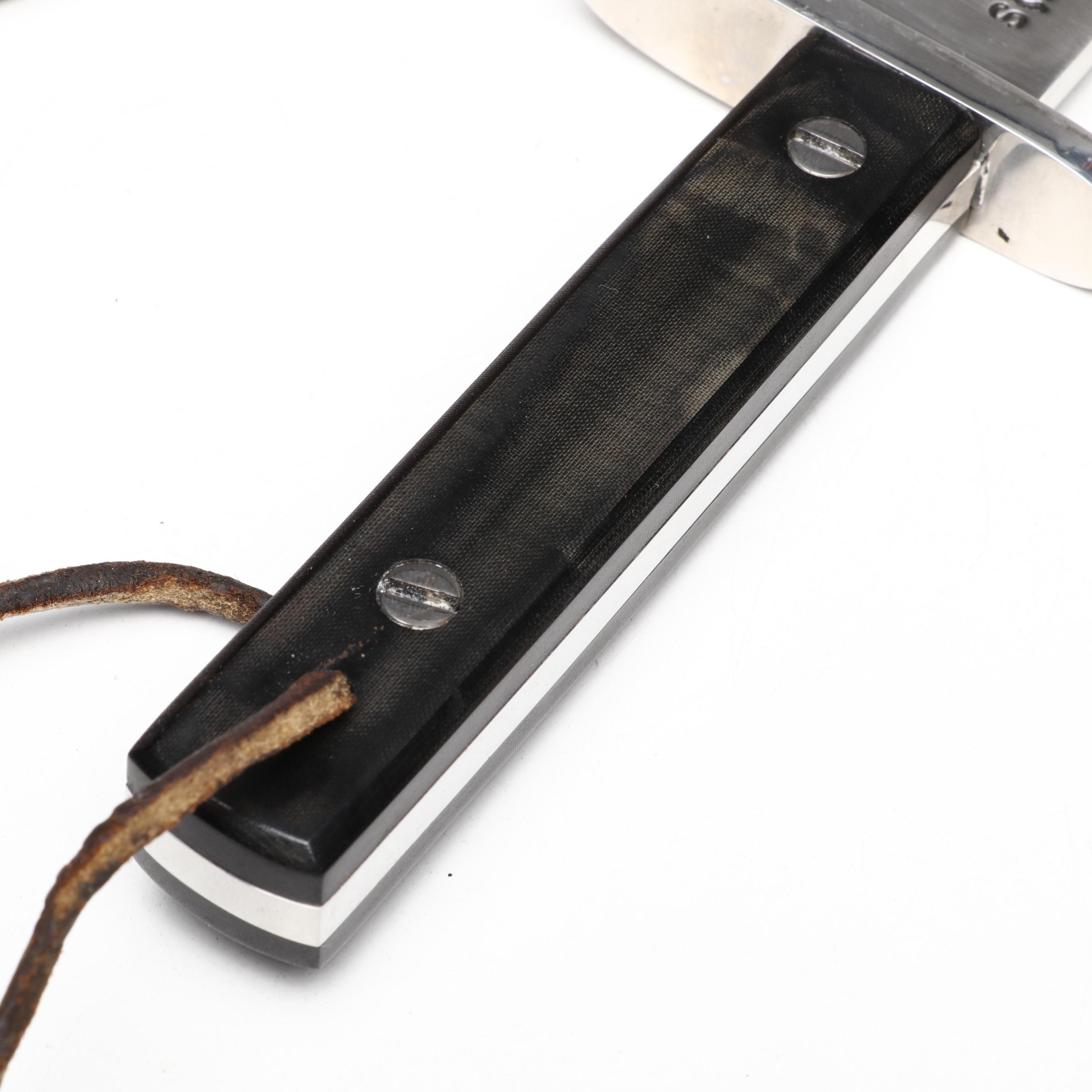 Randall Model 17 Astro Stainless Knife in Leather Scabbard