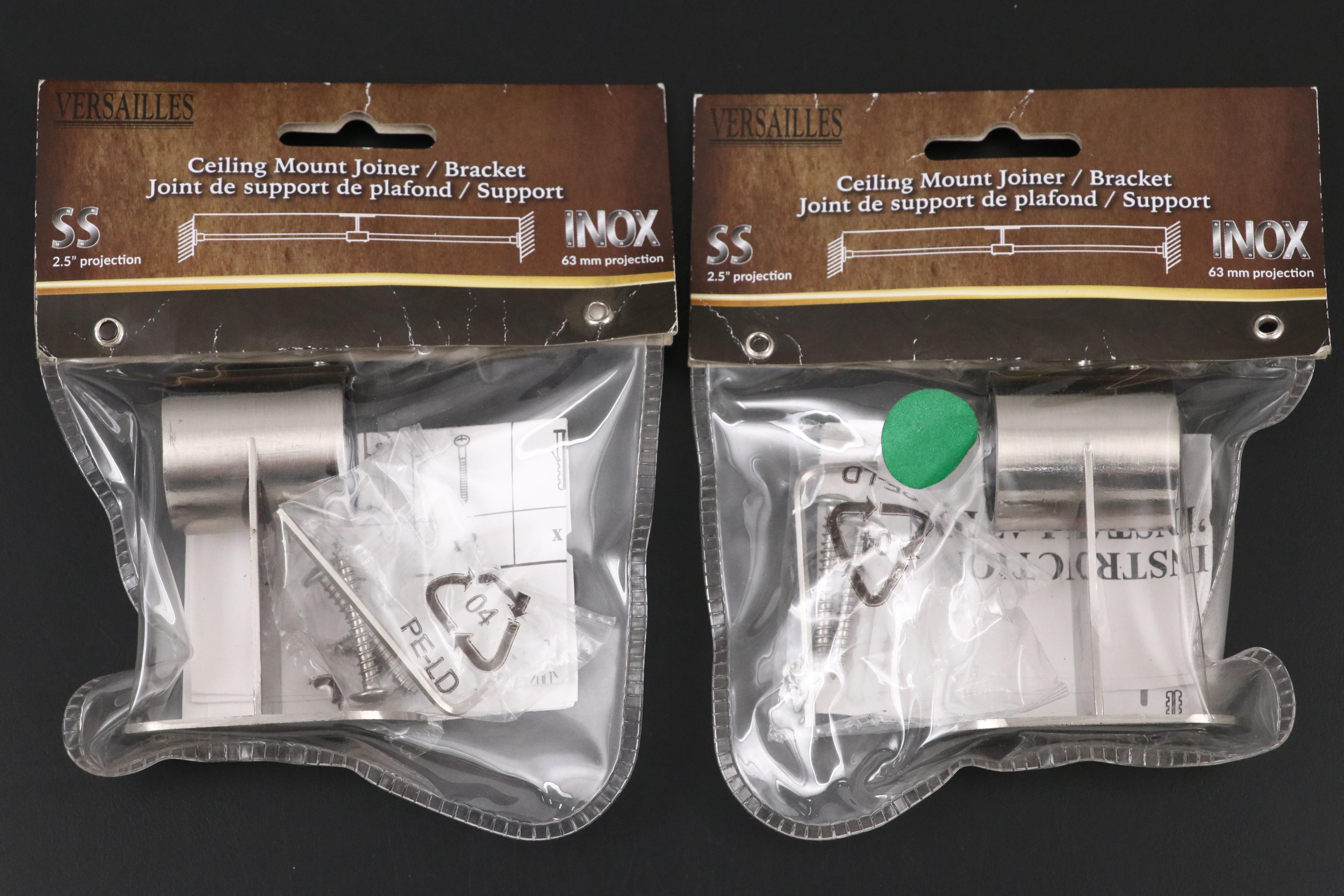 In & Outdoor Decor 84" Grommet Top "Antigua" Patio Curtains, Set of Three