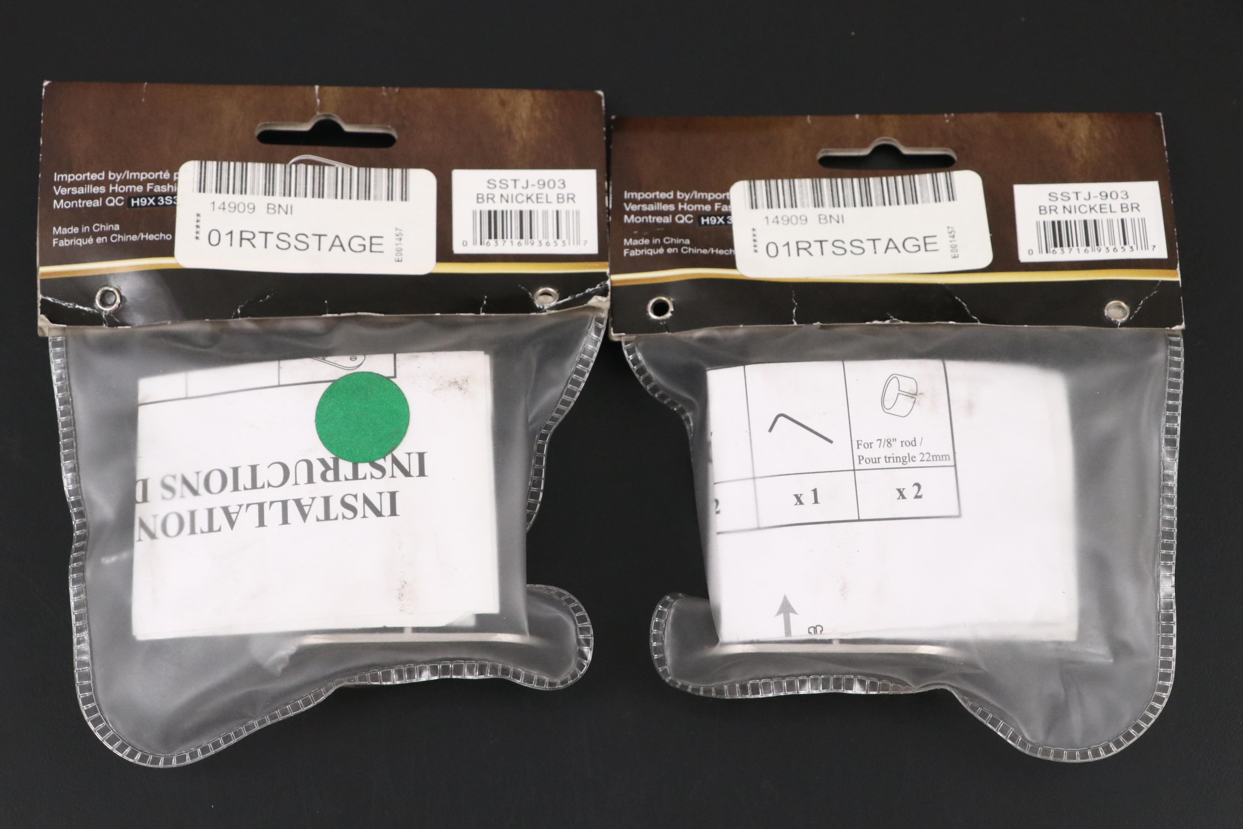 In & Outdoor Decor 84" Grommet Top "Antigua" Patio Curtains, Set of Three