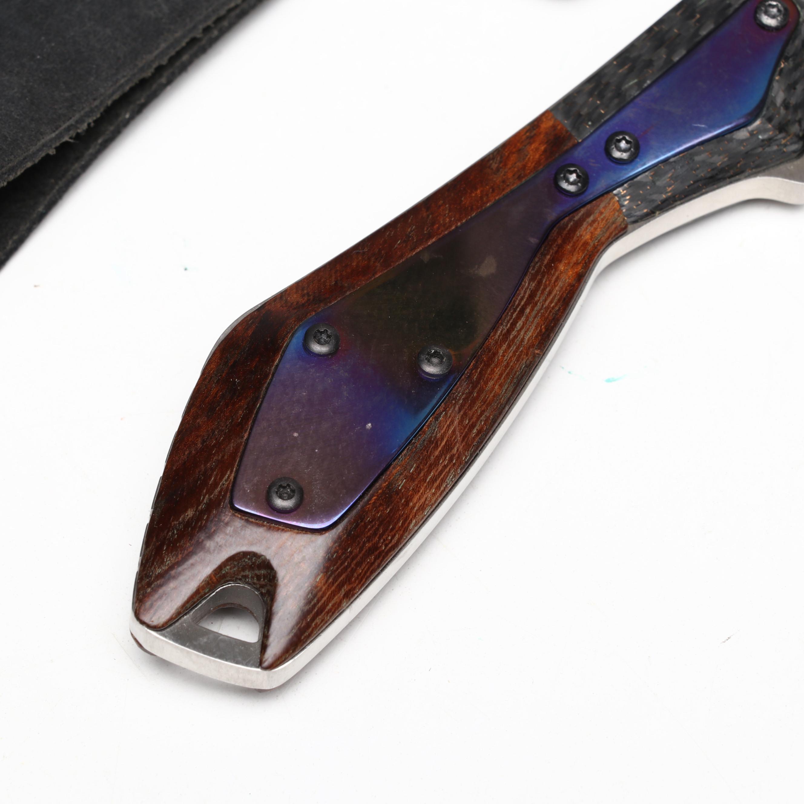 Buck Legacy Collection "Verge" Limited Edition Fixed Blade Knife in Scabbard