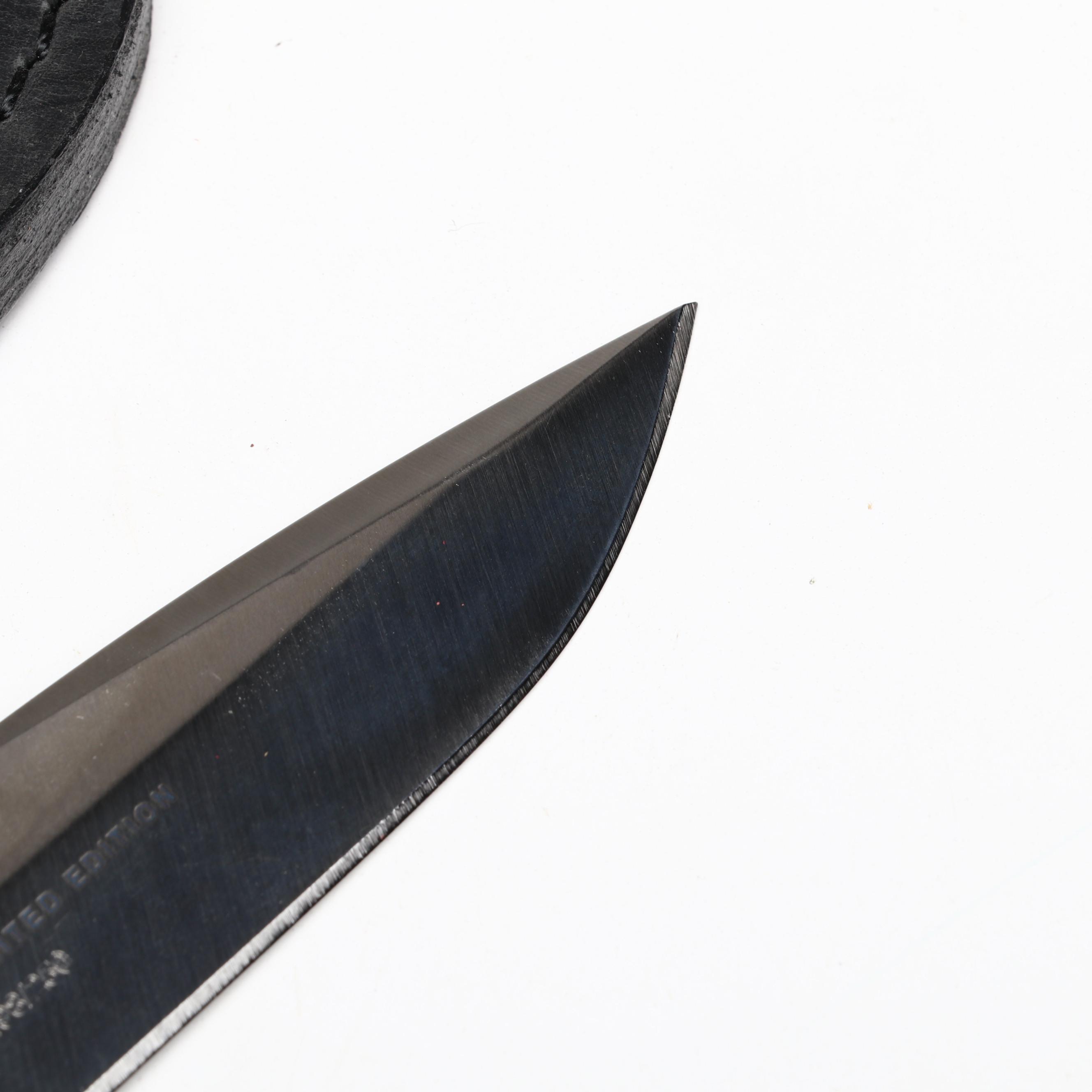 Buck Legacy Collection "Verge" Limited Edition Fixed Blade Knife in Scabbard