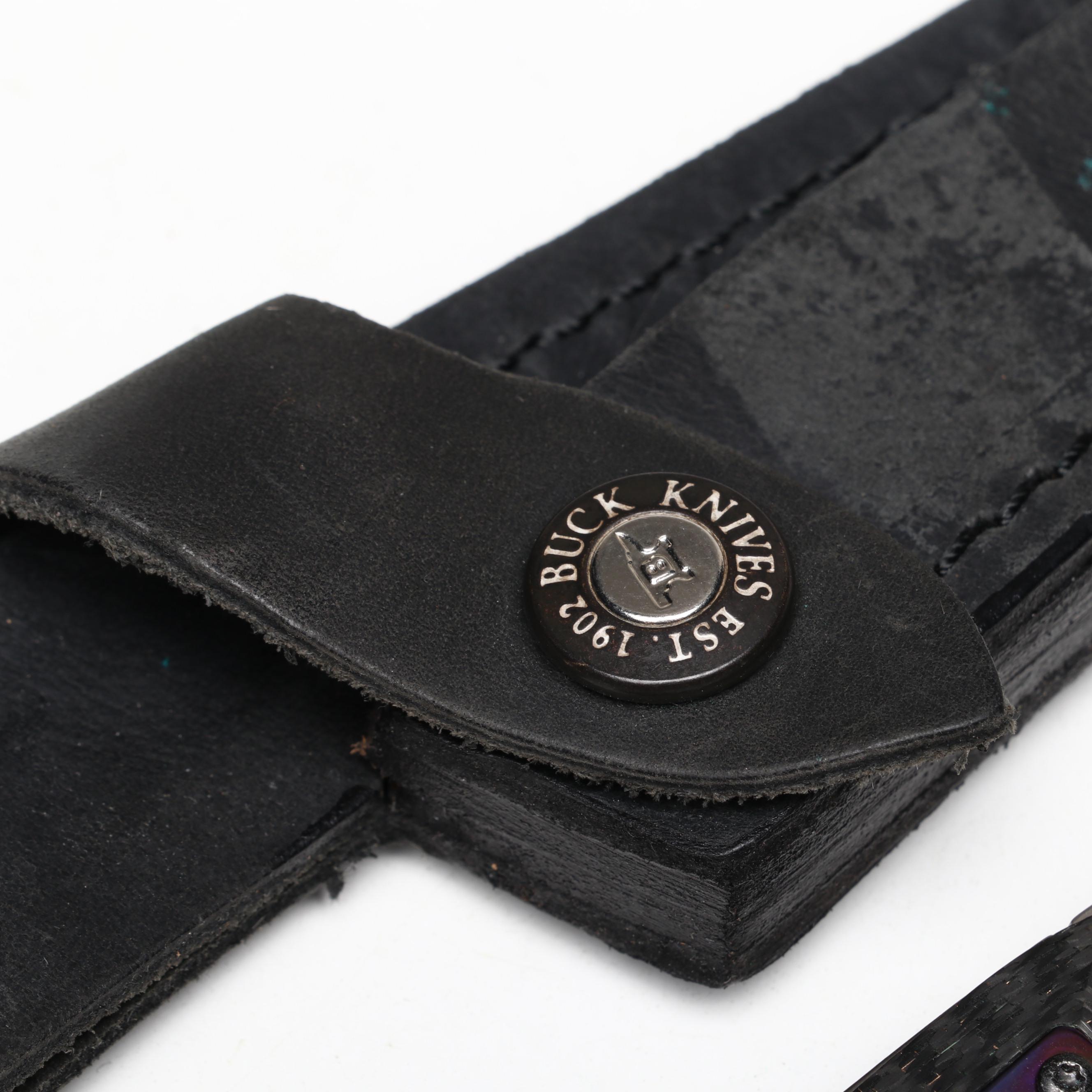 Buck Legacy Collection "Verge" Limited Edition Fixed Blade Knife in Scabbard