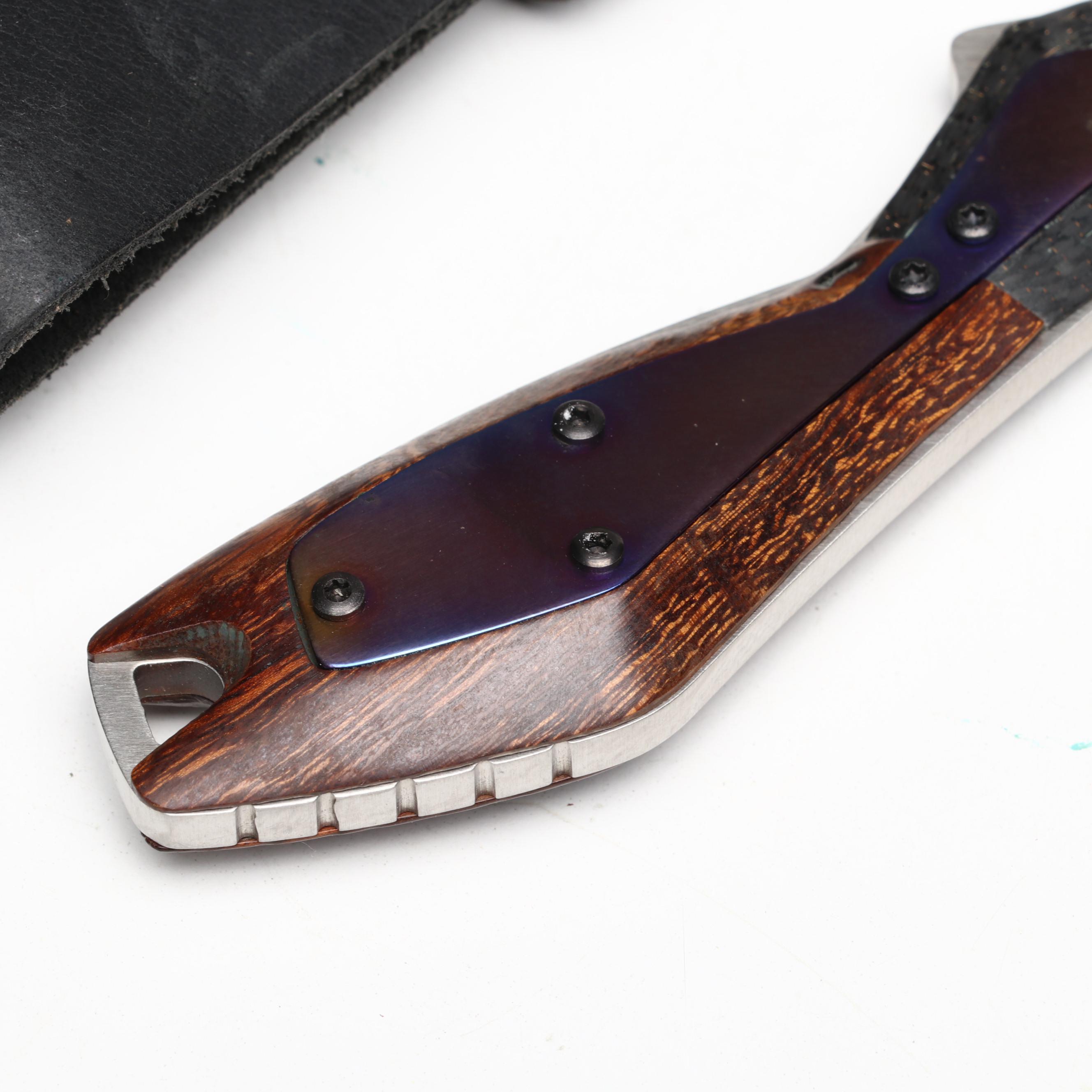 Buck Legacy Collection "Verge" Limited Edition Fixed Blade Knife in Scabbard
