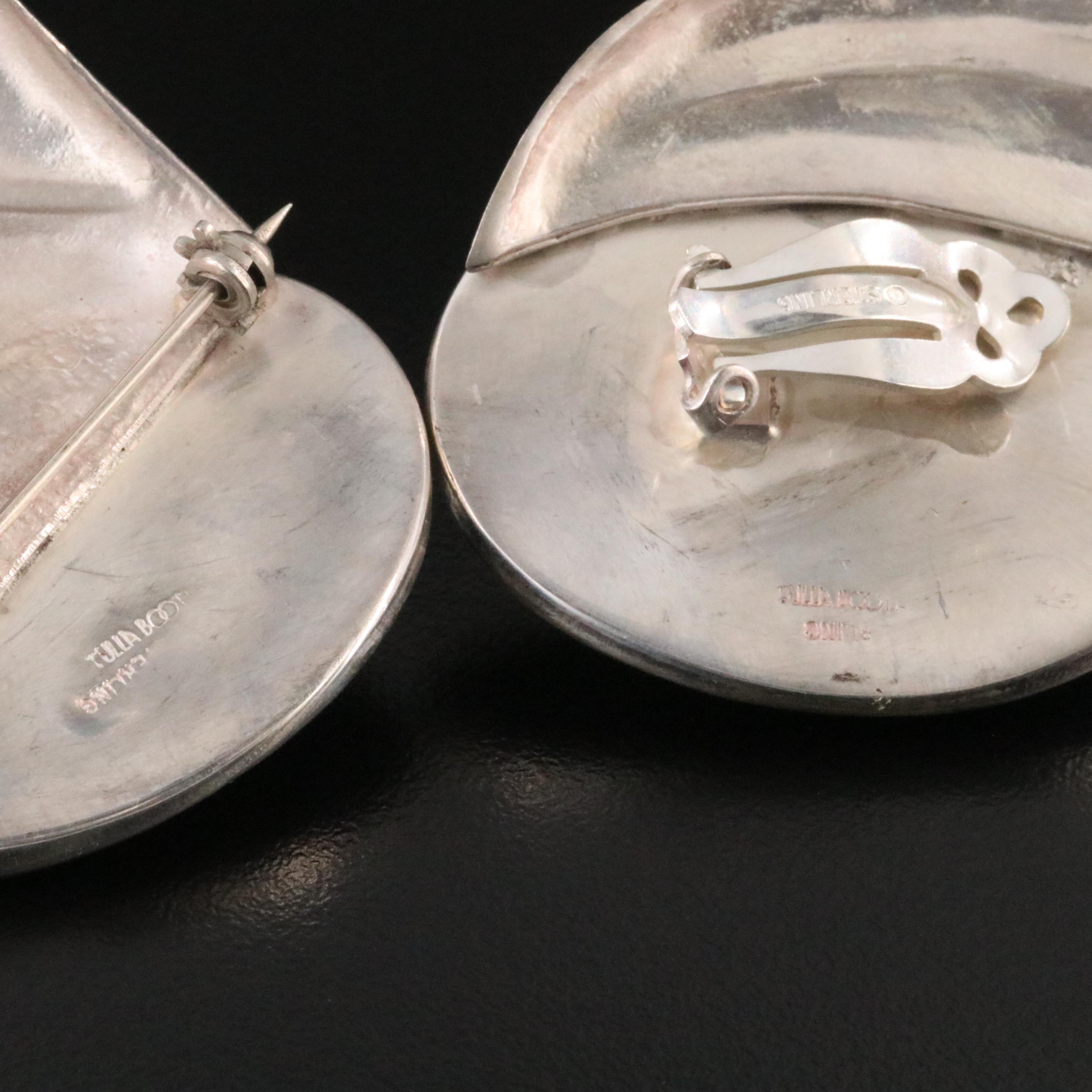 Tulla Booth Sterling Chalcedony Jewelry Set