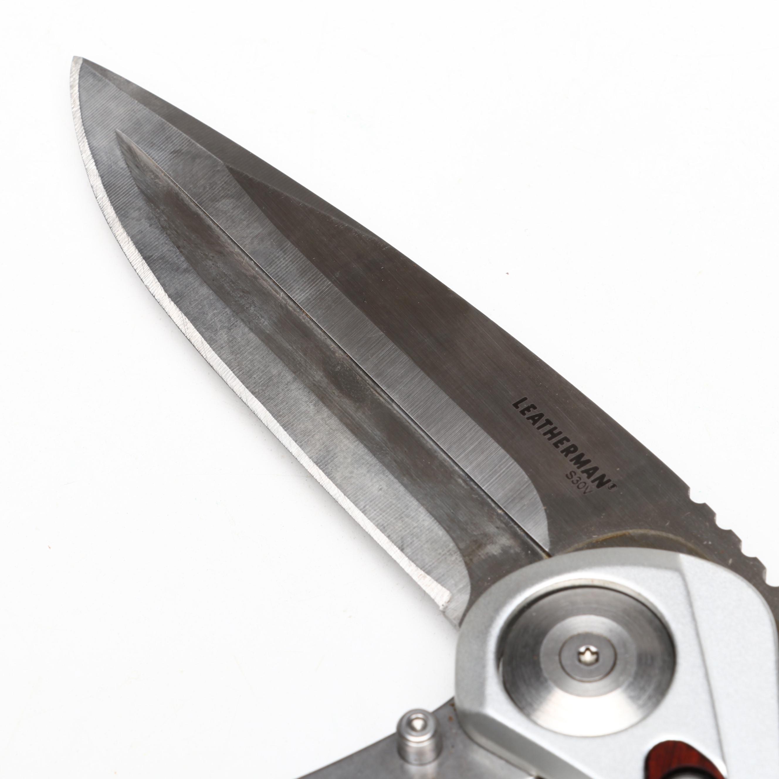 Leatherman "Klamath" Stainless Steel and Aluminum Handled Folding Knife