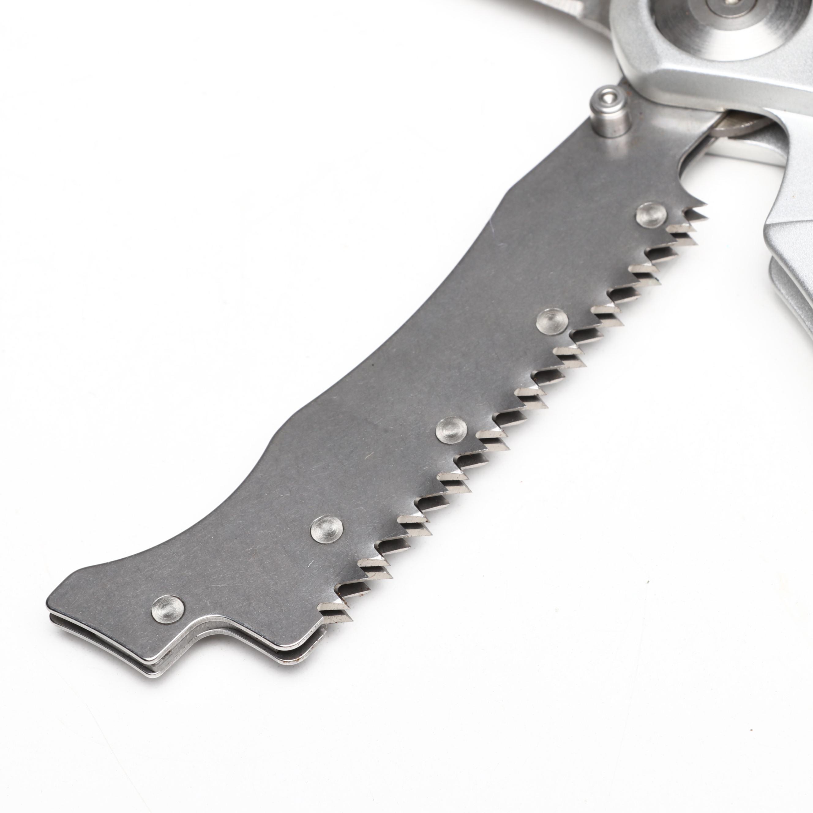 Leatherman "Klamath" Stainless Steel and Aluminum Handled Folding Knife