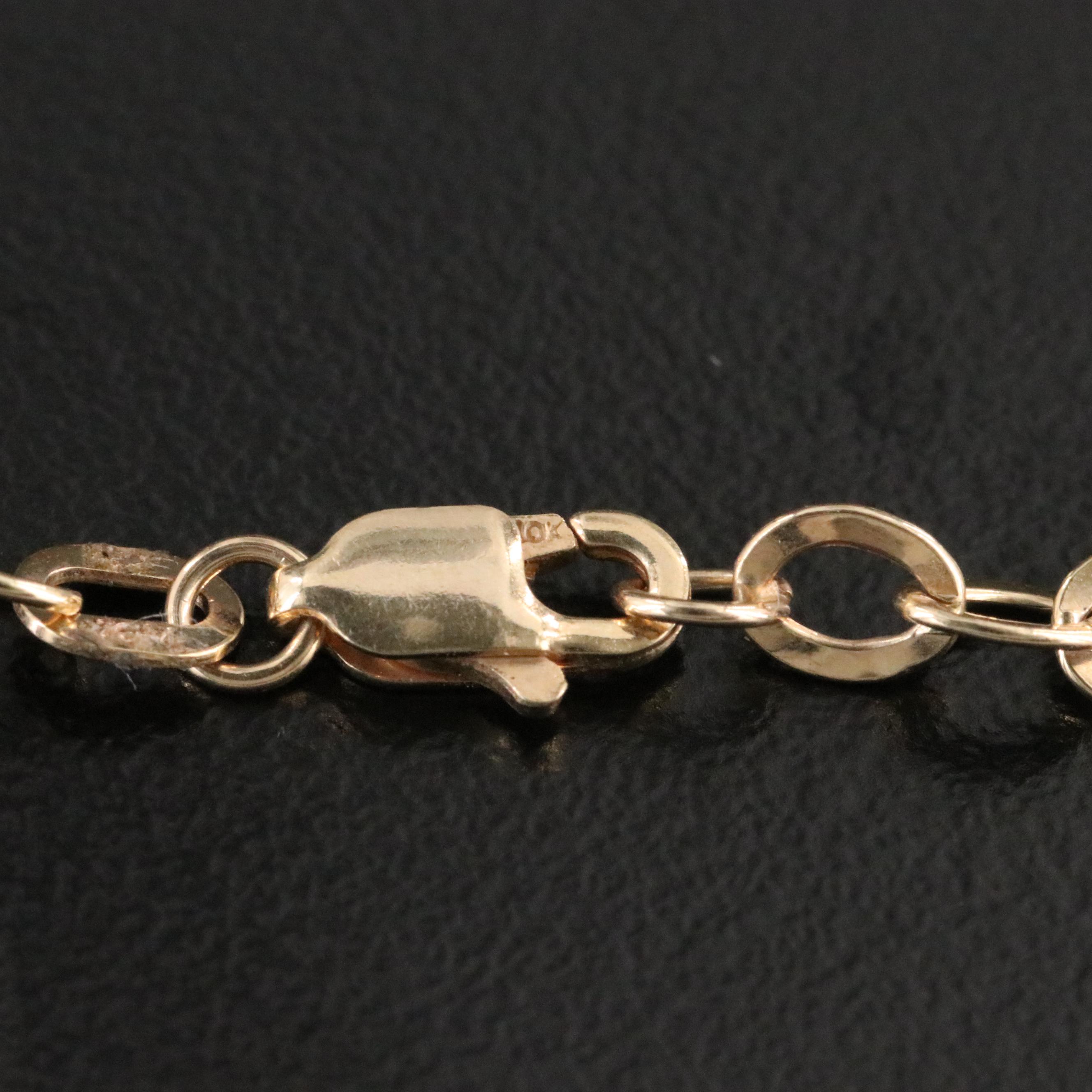 10K Bracelet with Gemstone Globe Charm Including Unakite, Abalone and Jadeite