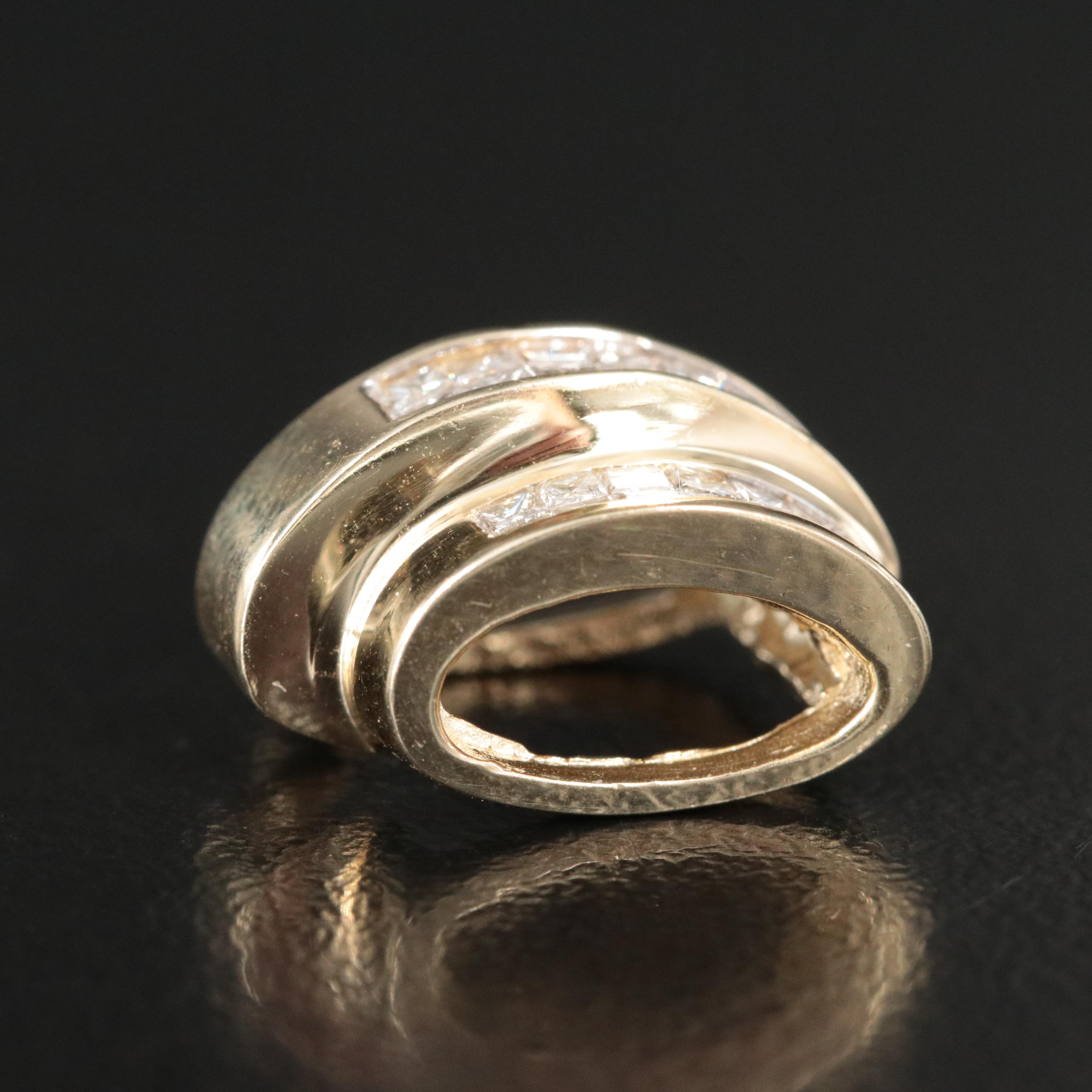 14K 1.49 CTW Diamond Enhancer Pendant