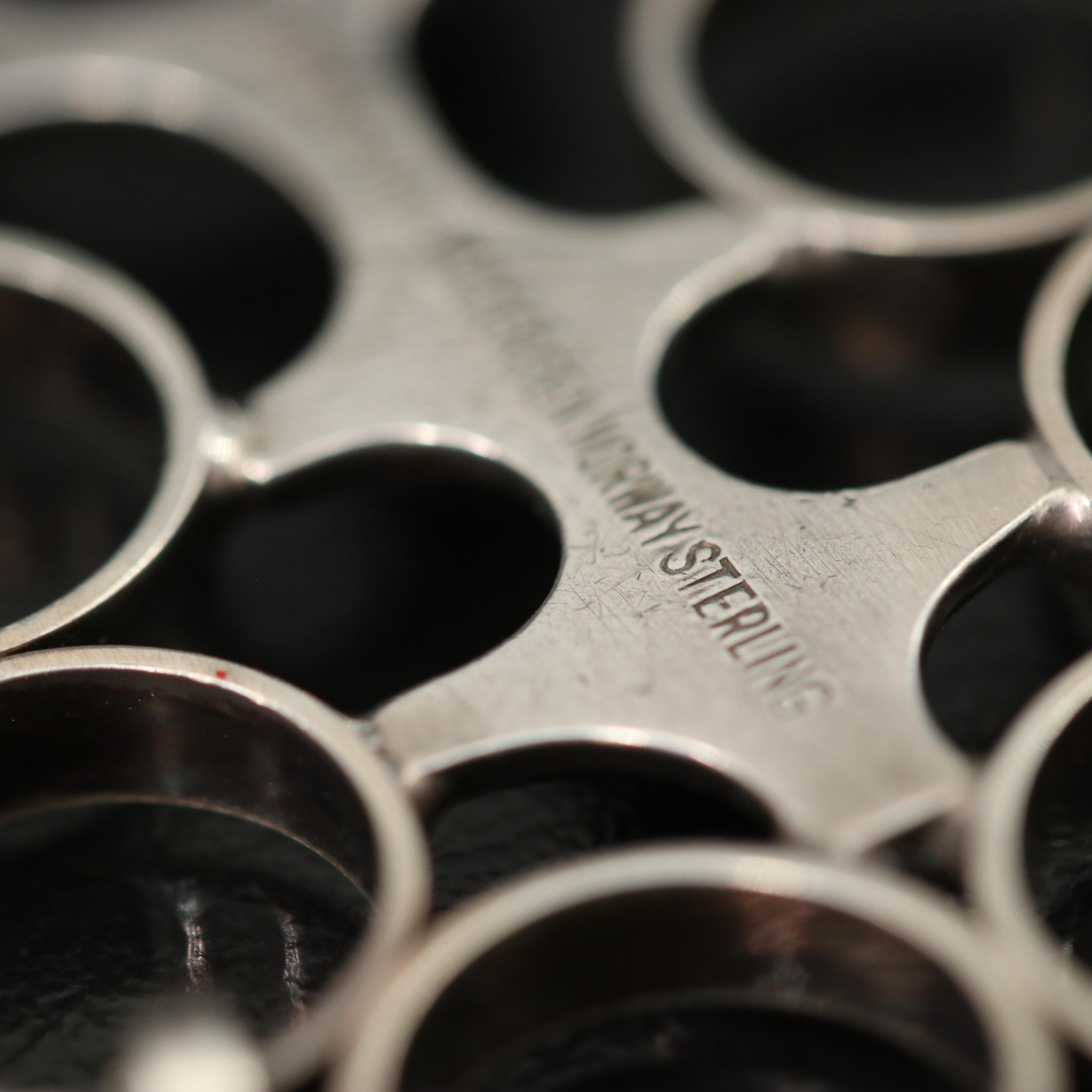 David-Andersen Scandinavian Modernist Sterling Pendants