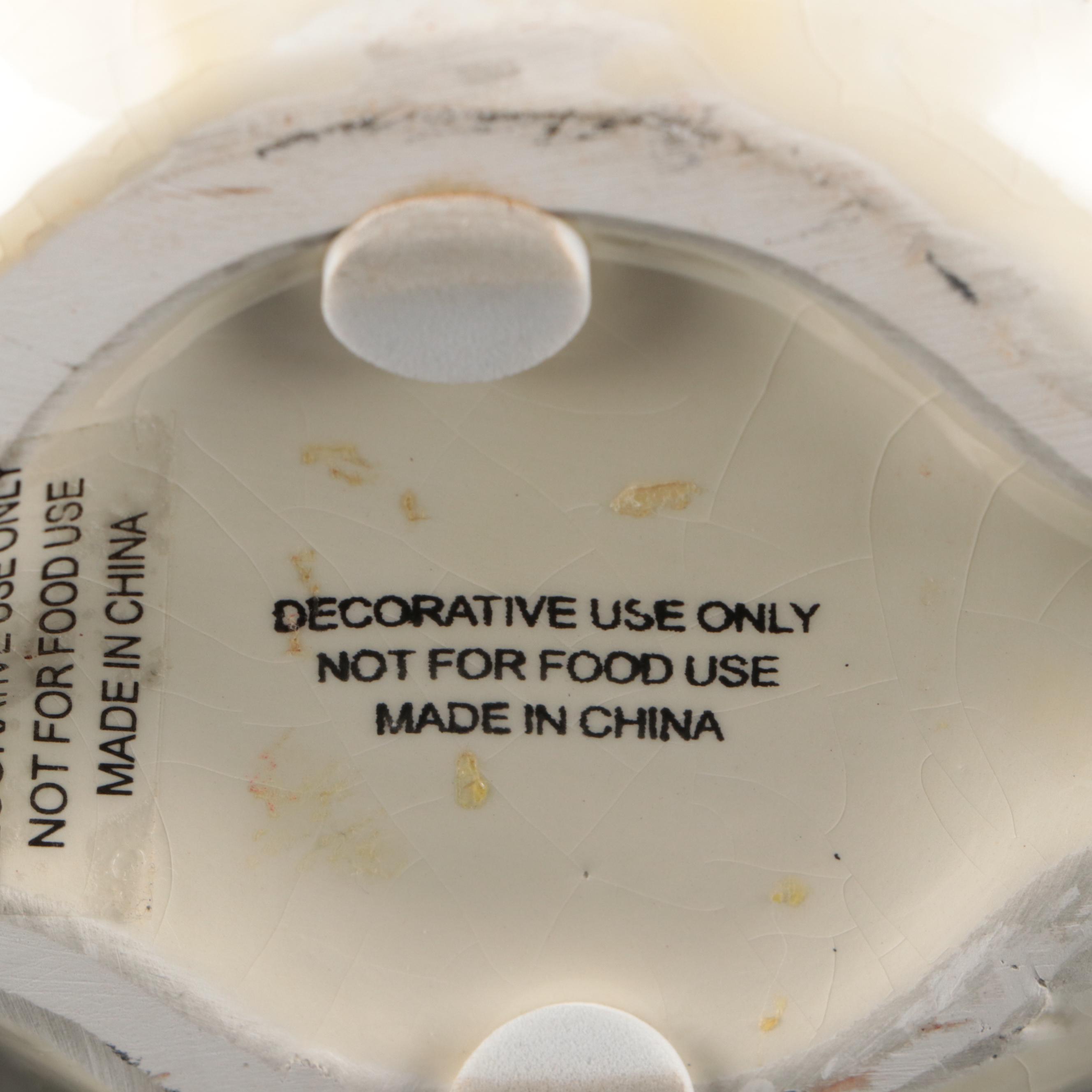 Lenox Porcelain Rabbit, Harry and David Cookie Jar and More Table Décor