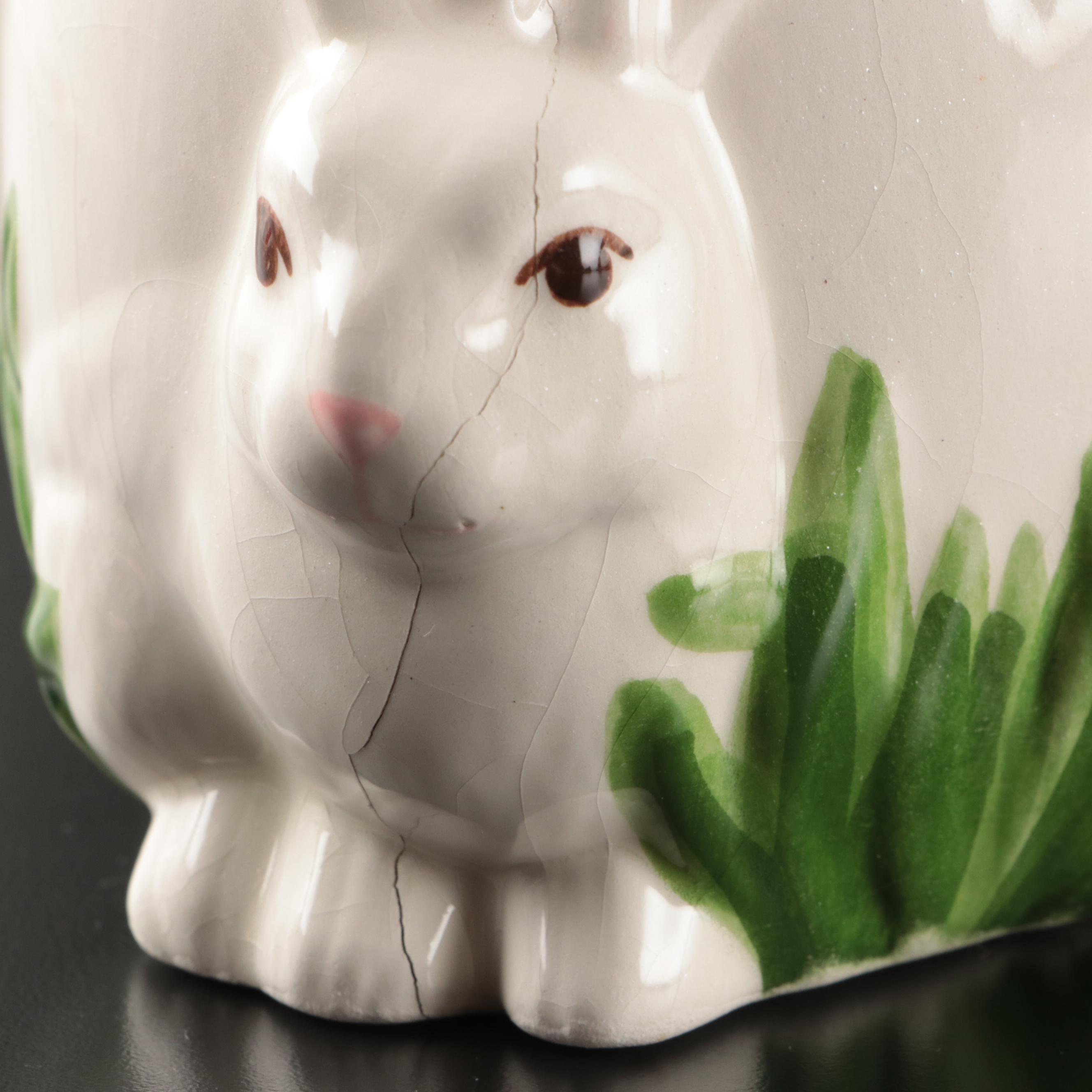 Lenox Porcelain Rabbit, Harry and David Cookie Jar and More Table Décor