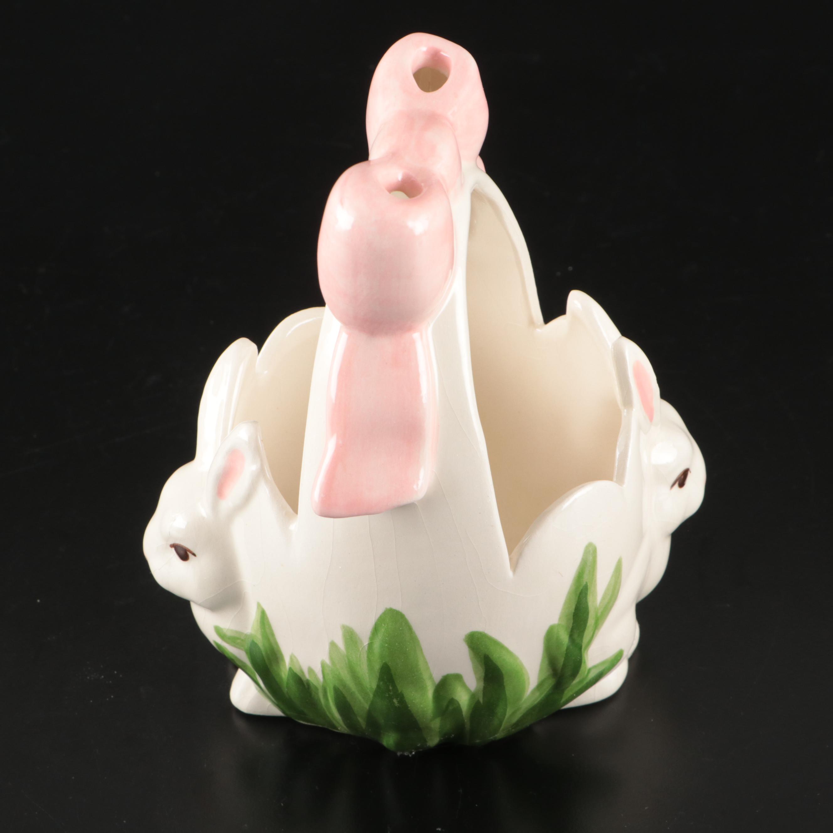 Lenox Porcelain Rabbit, Harry and David Cookie Jar and More Table Décor