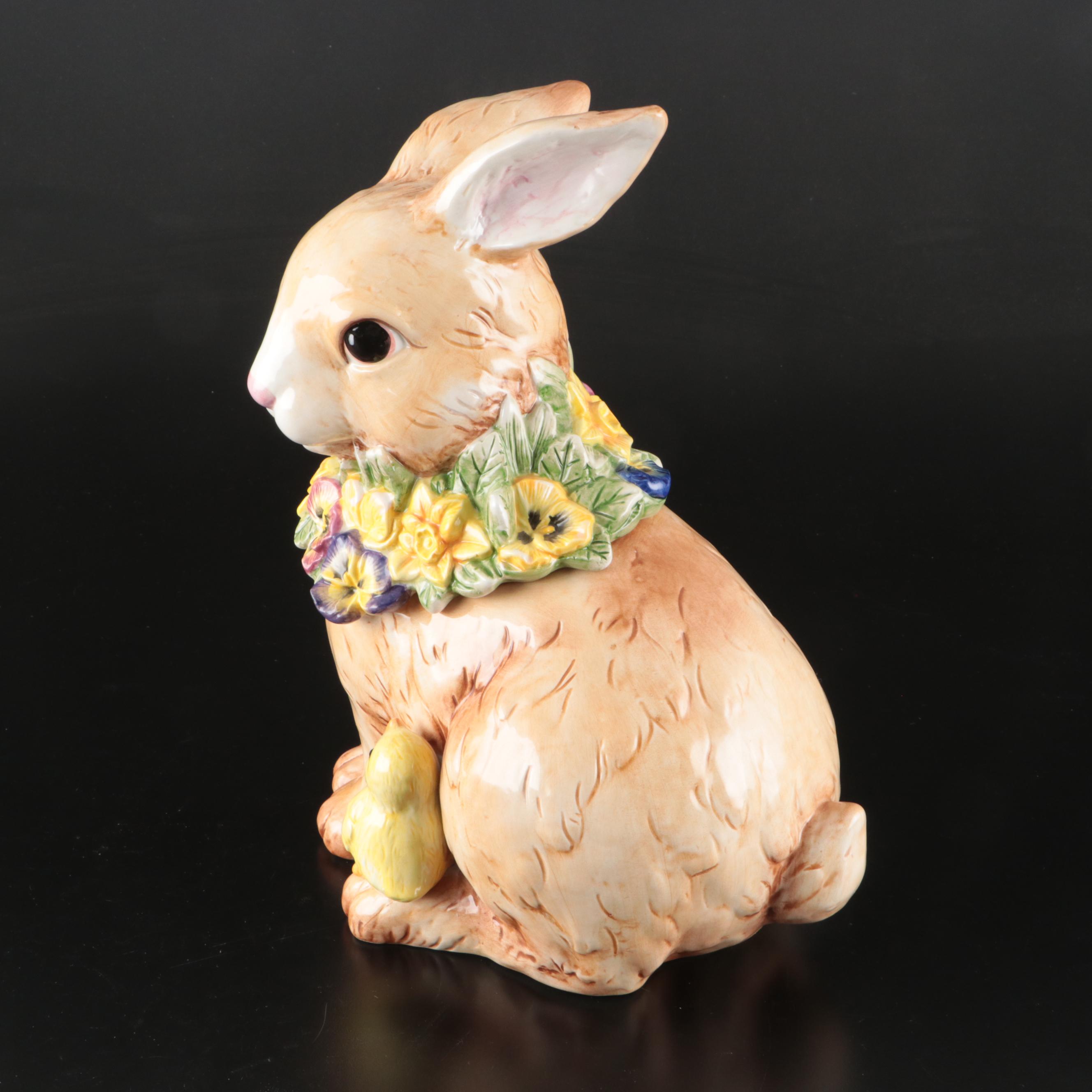 Lenox Porcelain Rabbit, Harry and David Cookie Jar and More Table Décor