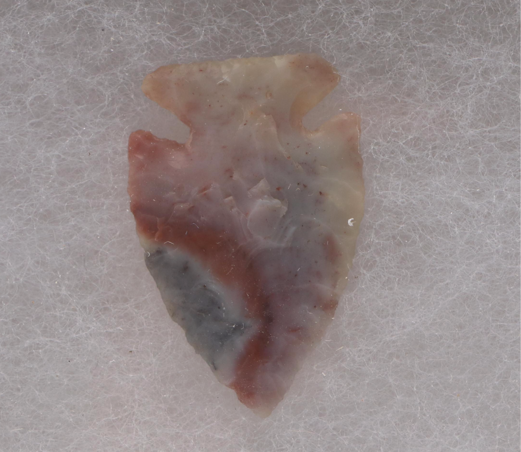 Ohio Flint Ridge Notched Arrowheads with Field Found Marbles