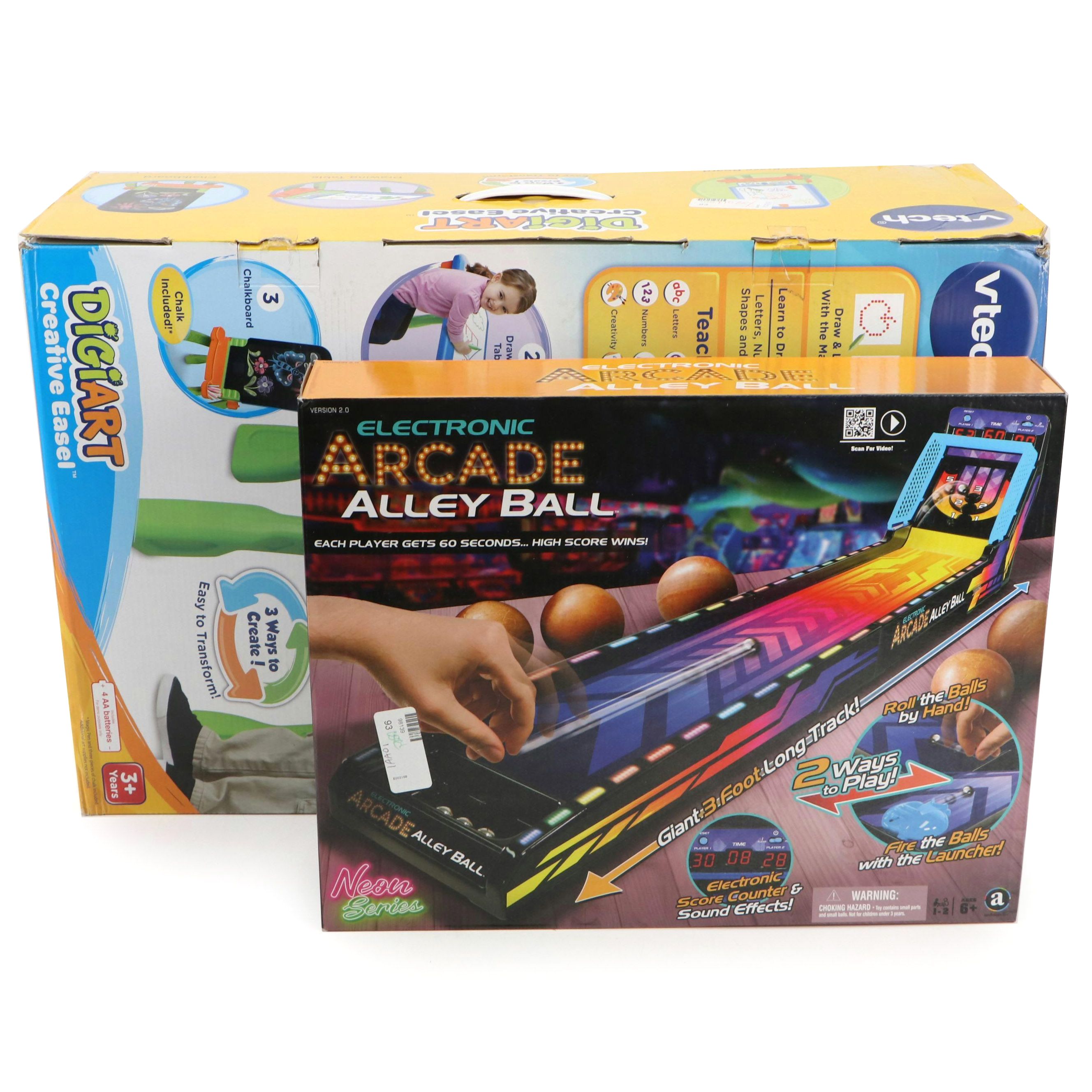 VTech DigiArt Creative Easel with Electronic Arcade Alley Ball