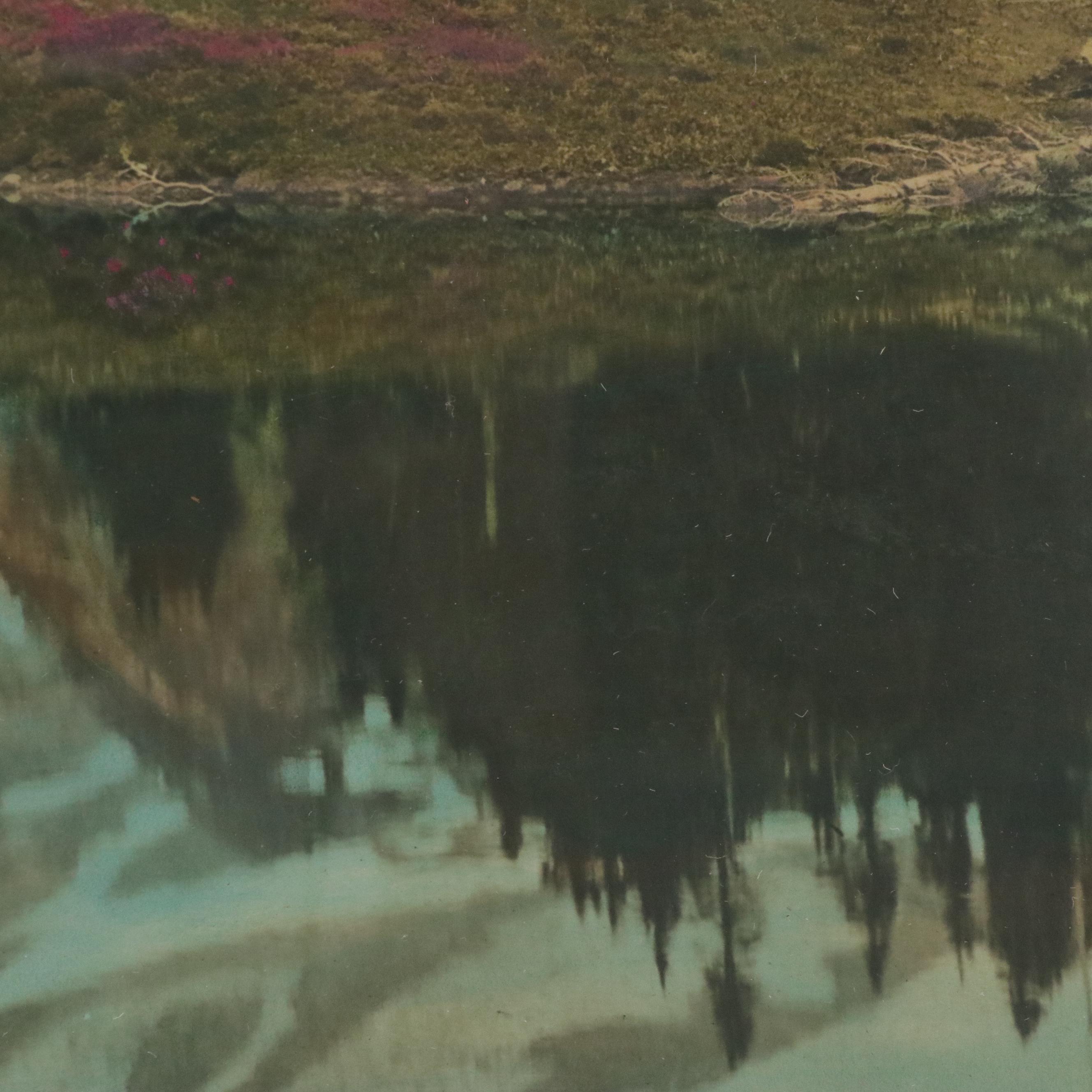 Asahel Curtis Hand-Colored Silver Print Landscape, Early 20th Century