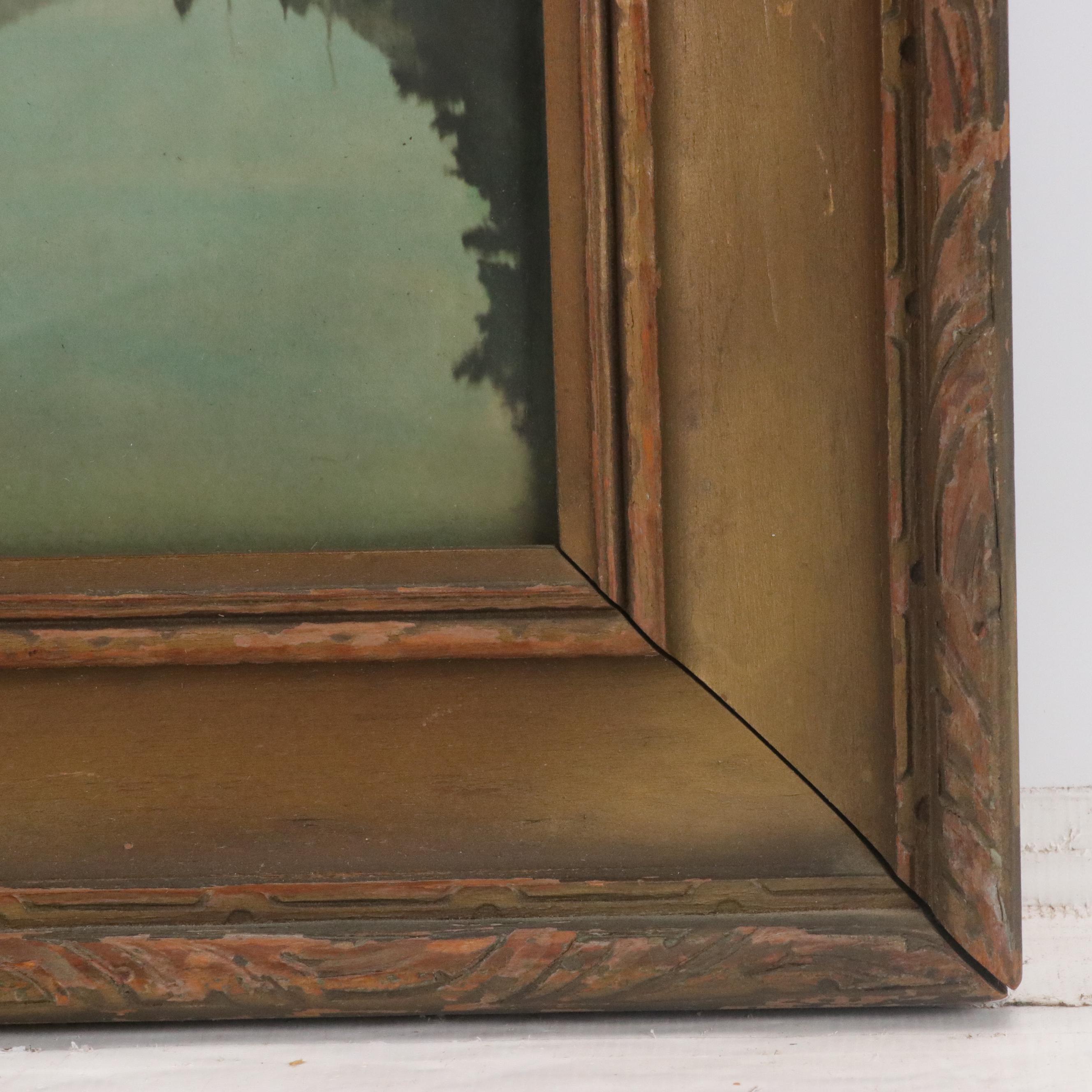 Asahel Curtis Hand-Colored Silver Print Landscape, Early 20th Century