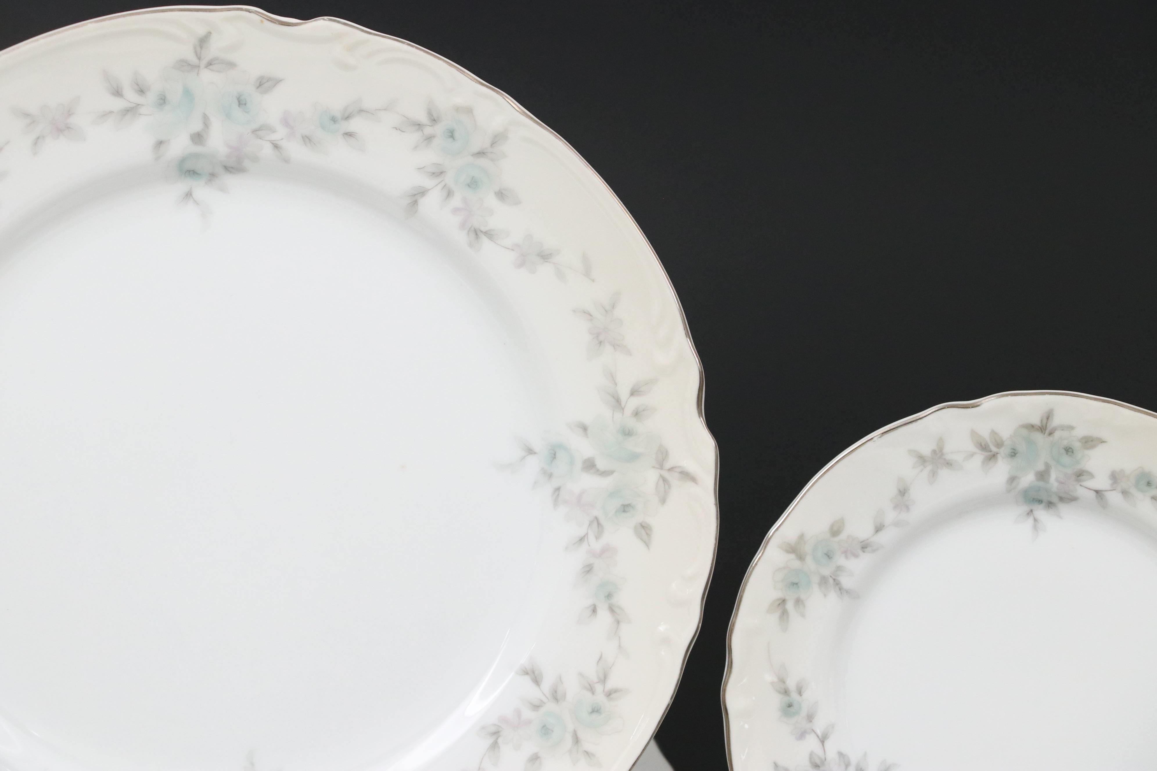 Mikasa "Barbizon" Porcelain Dinnerware and Serving Pieces, Mid to Late 20th C.