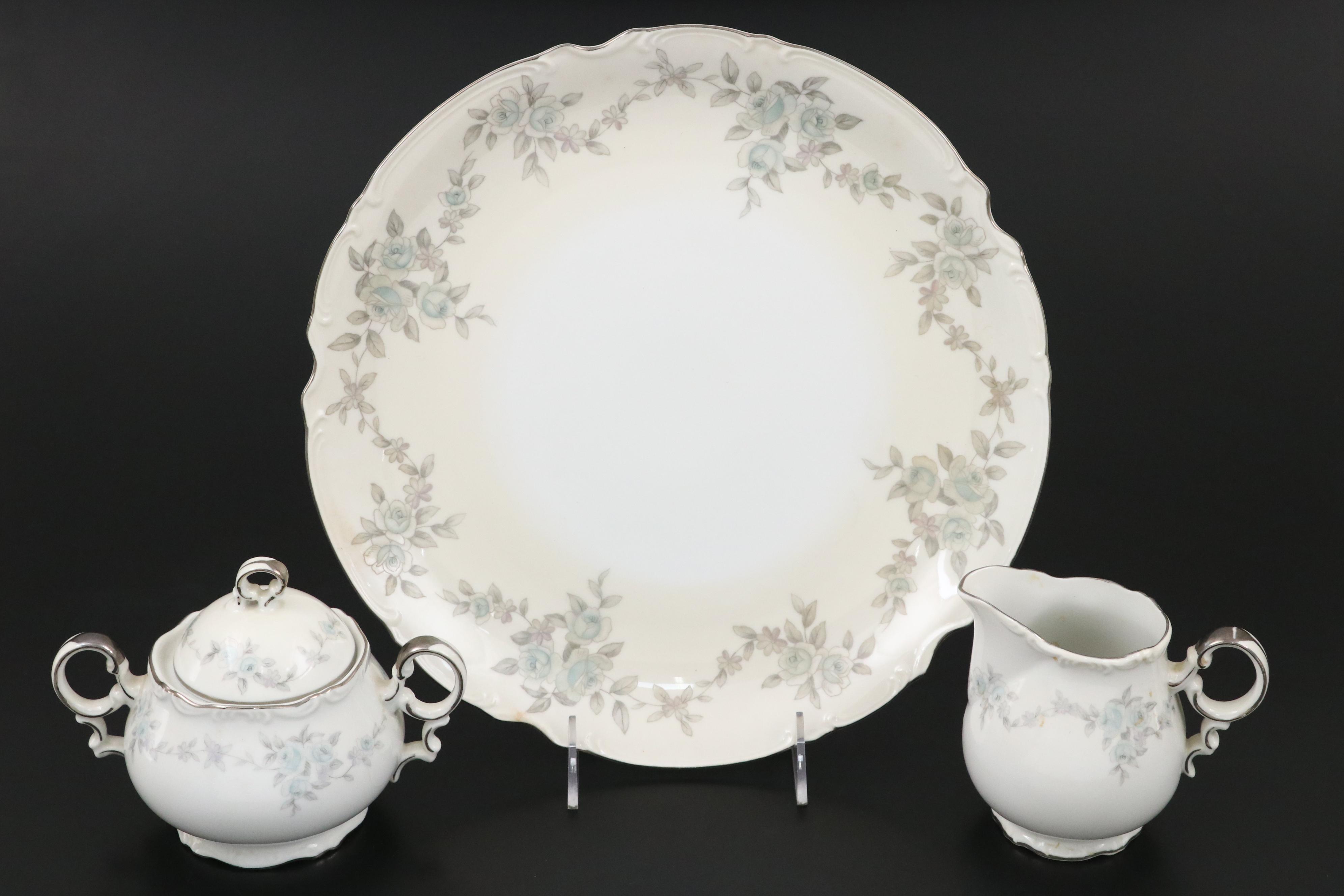 Mikasa "Barbizon" Porcelain Dinnerware and Serving Pieces, Mid to Late 20th C.