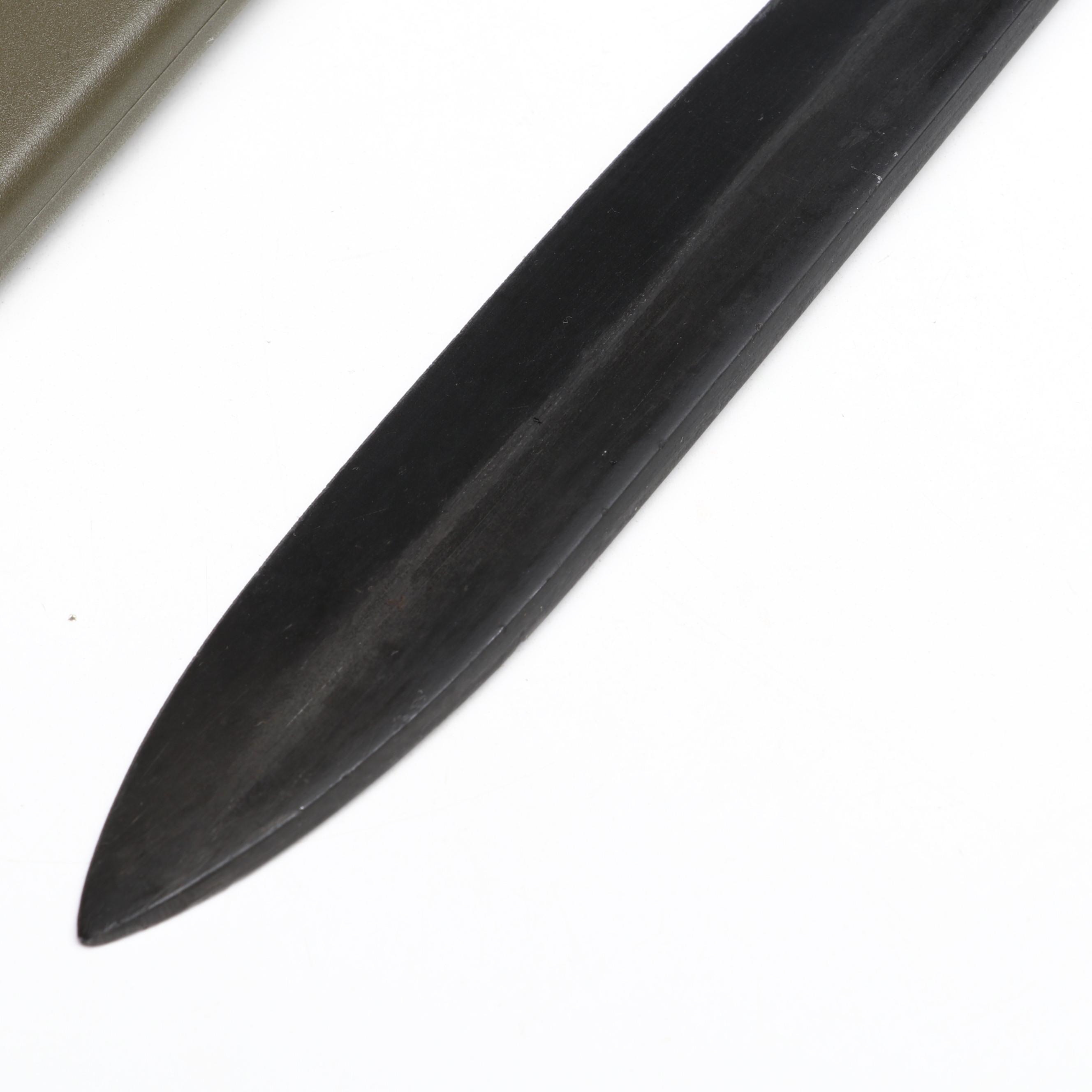 Spanish M1964 Rifle Bayonet in Scabbard, Mid-20th Century