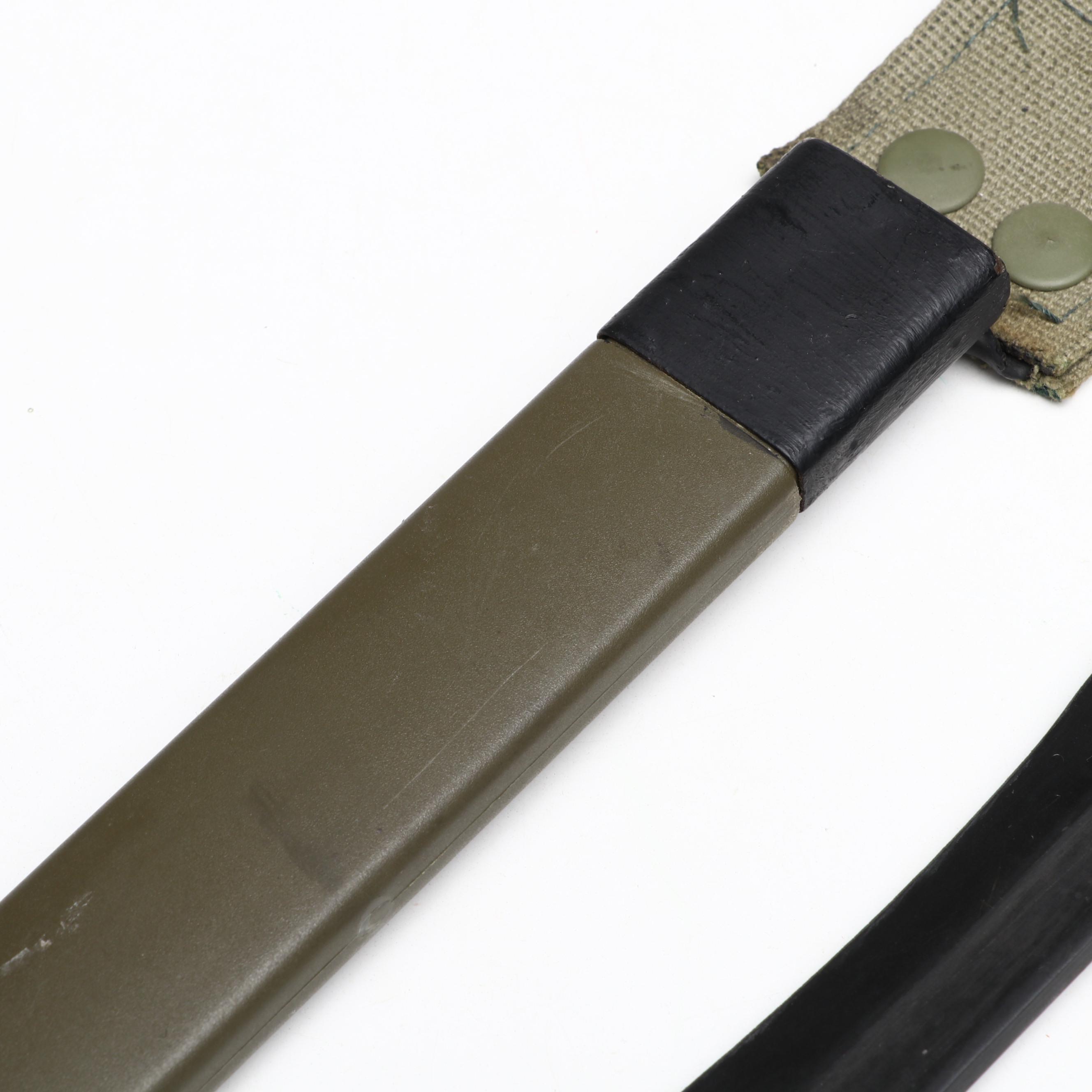 Spanish M1964 Rifle Bayonet in Scabbard, Mid-20th Century