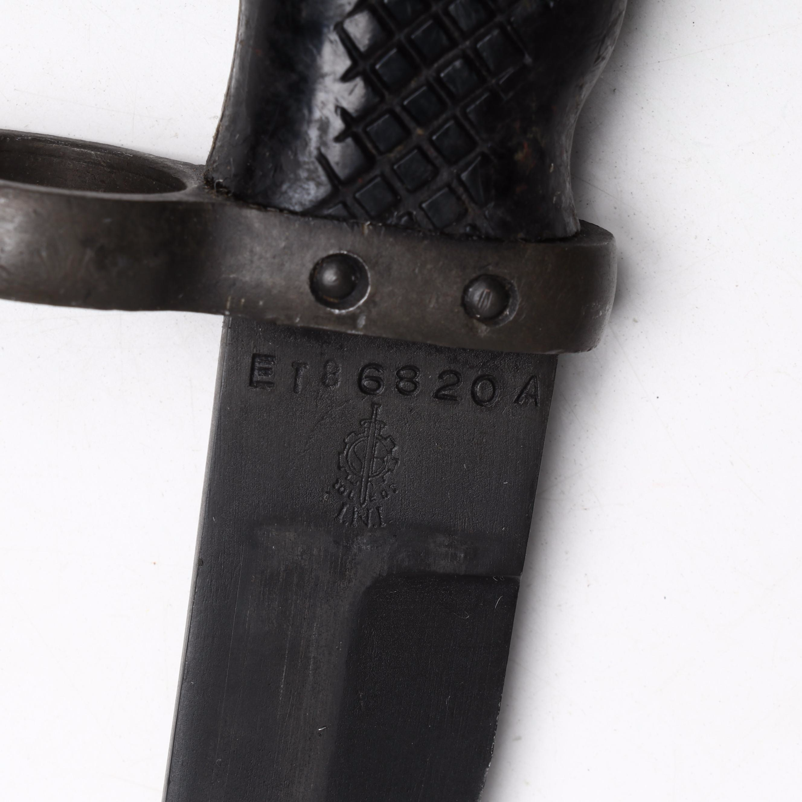 Spanish M1964 Rifle Bayonet in Scabbard, Mid-20th Century