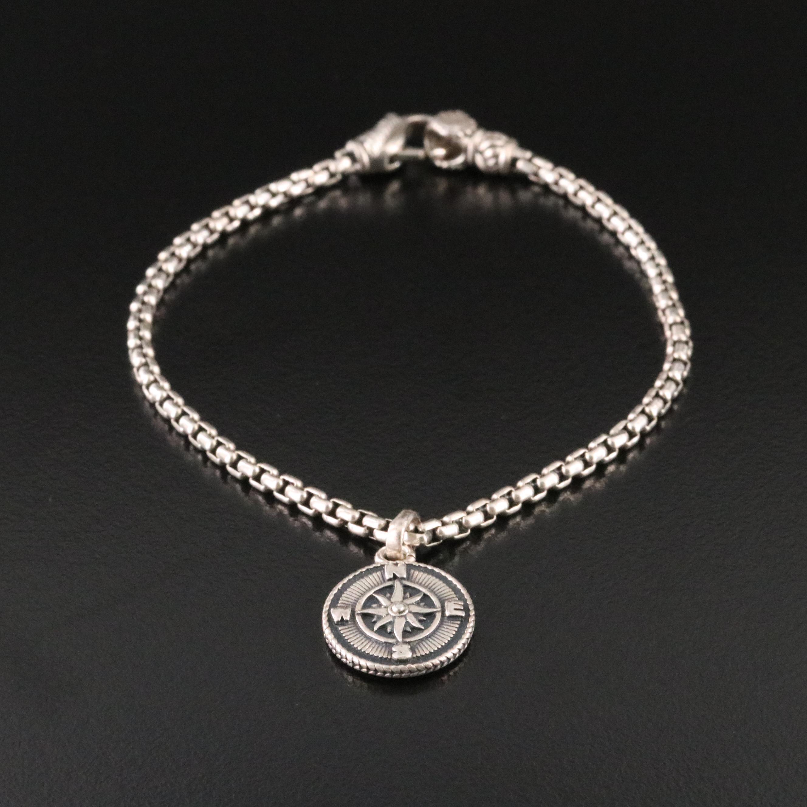 JAi by John Hardy Sterling Compass Charm Bracelet