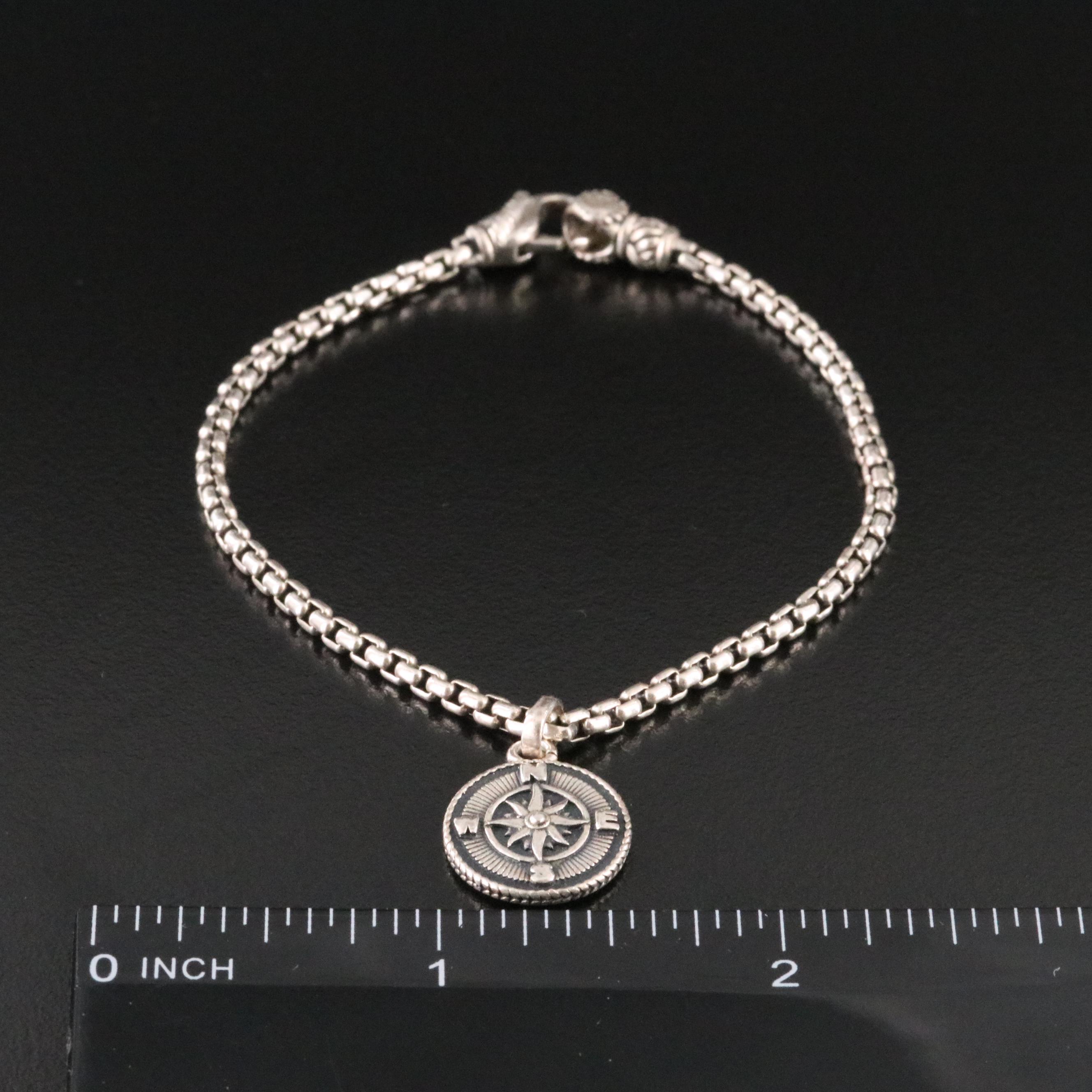 JAi by John Hardy Sterling Compass Charm Bracelet