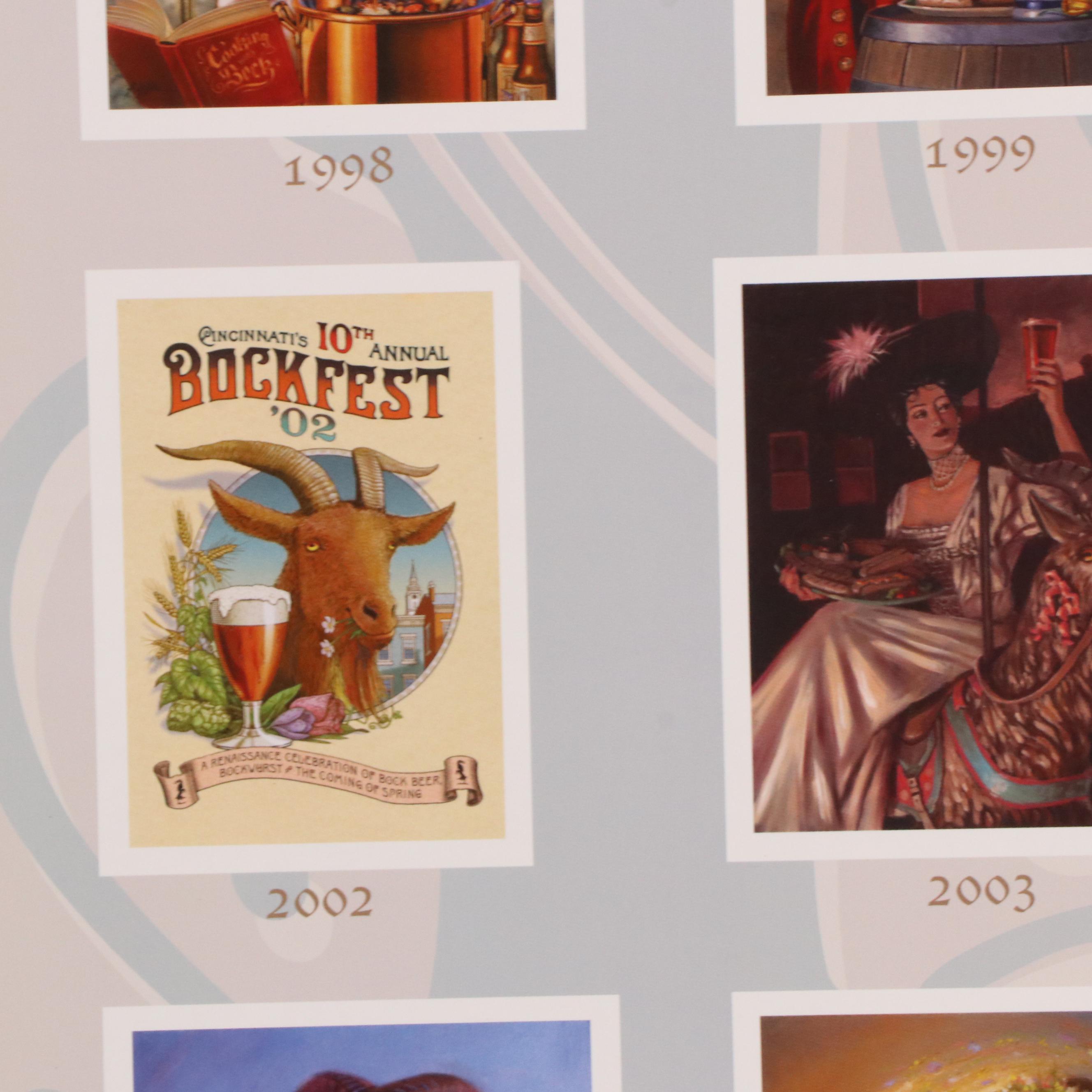 Cincinnati Beer Posters Including "200 Years of Brewing Tradition"