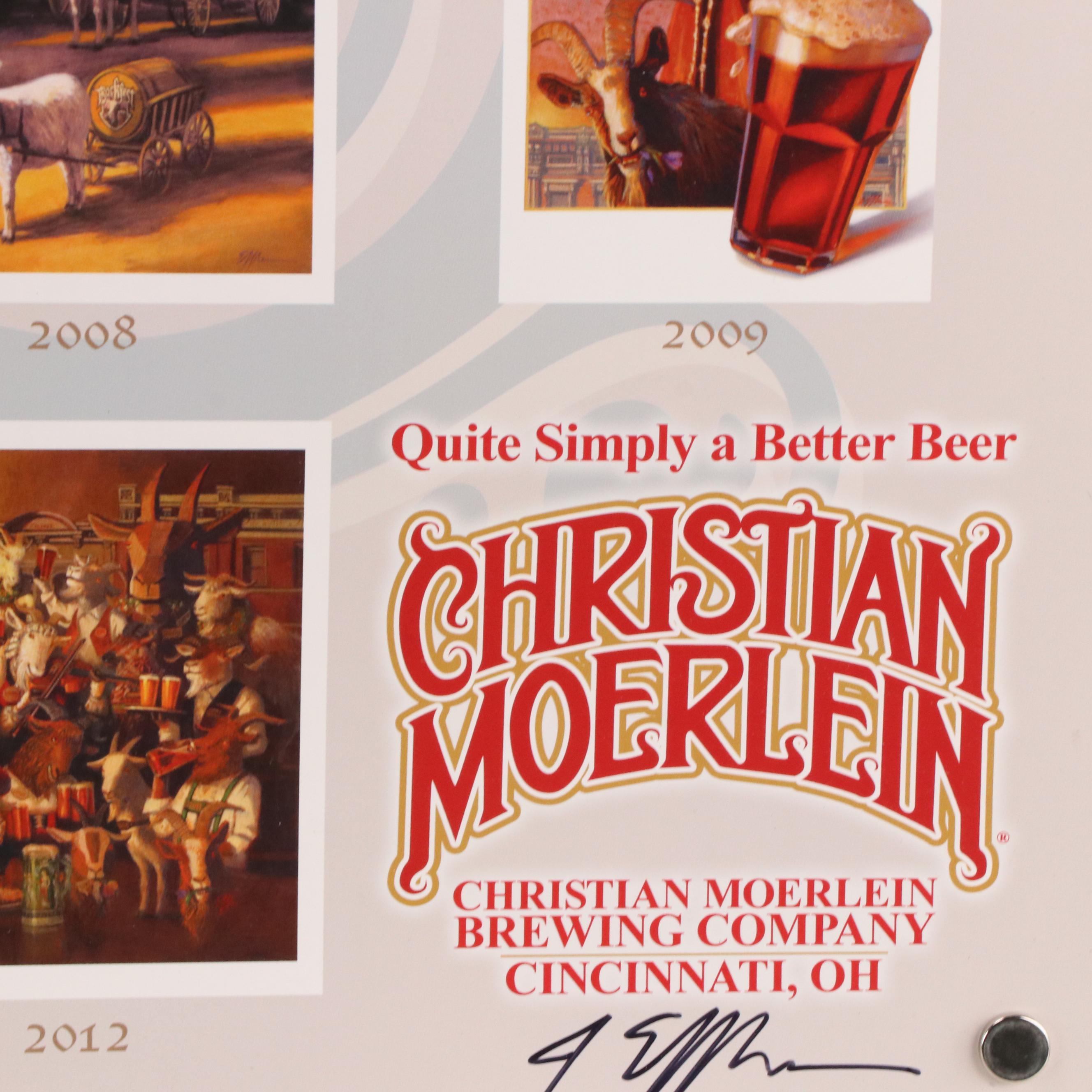 Cincinnati Beer Posters Including "200 Years of Brewing Tradition"