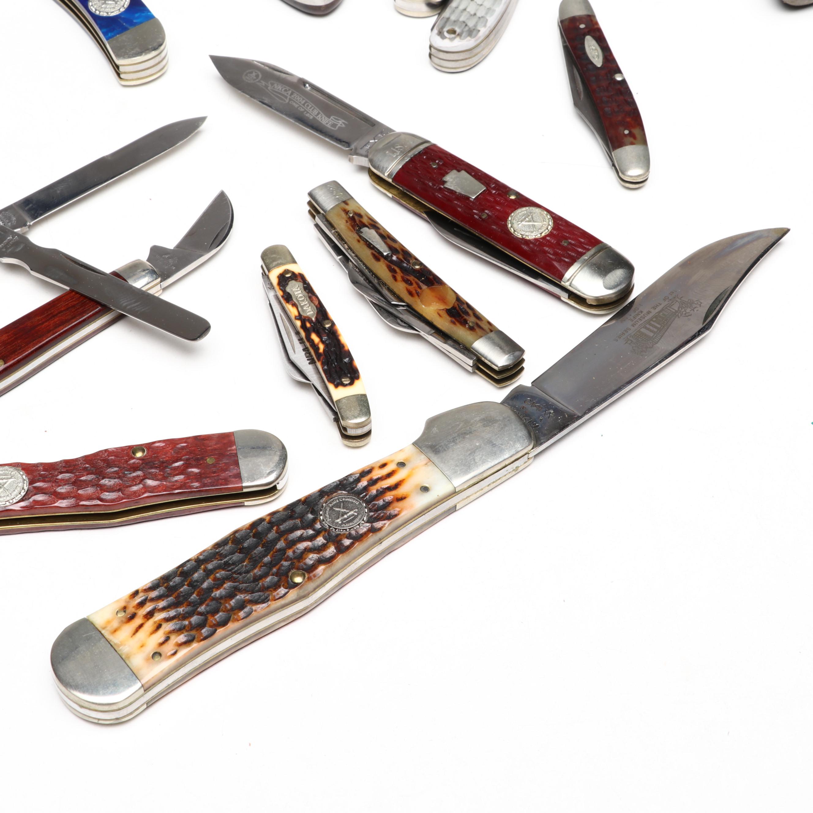 Case "National Knife Collectors Association" with Boker, Al Mar and Other Knives