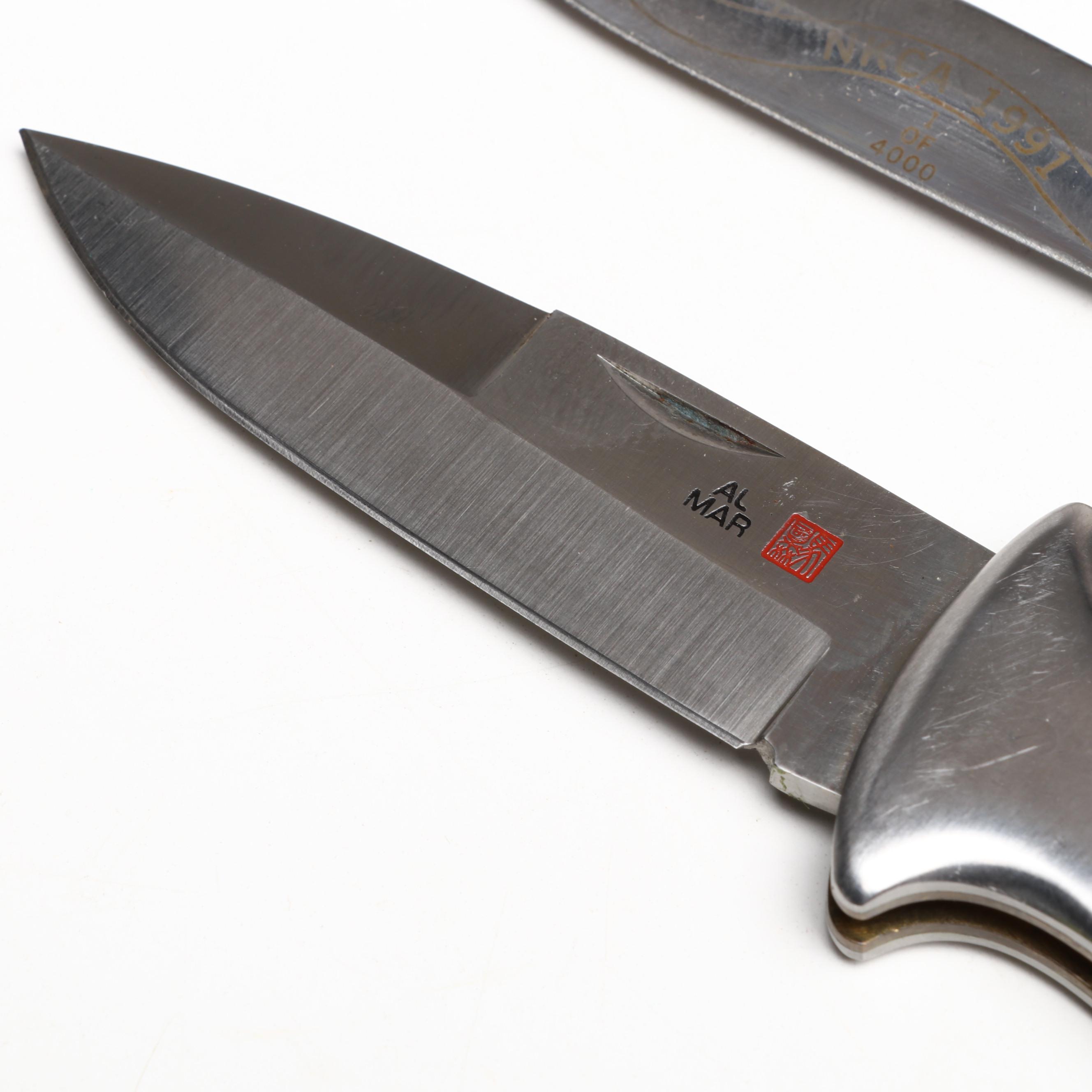 Case "National Knife Collectors Association" with Boker, Al Mar and Other Knives